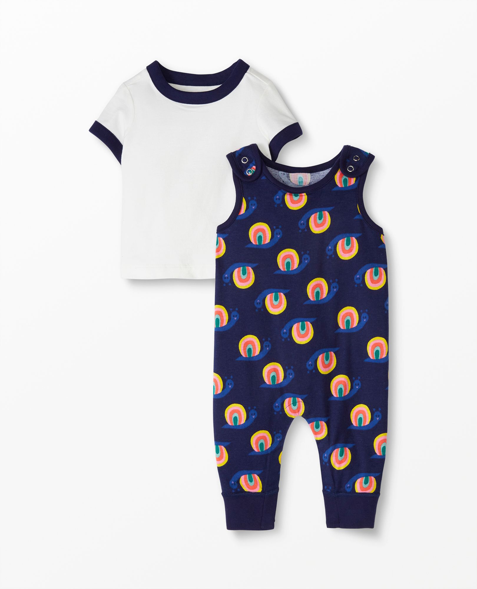 Baby Overalls & Tee Set