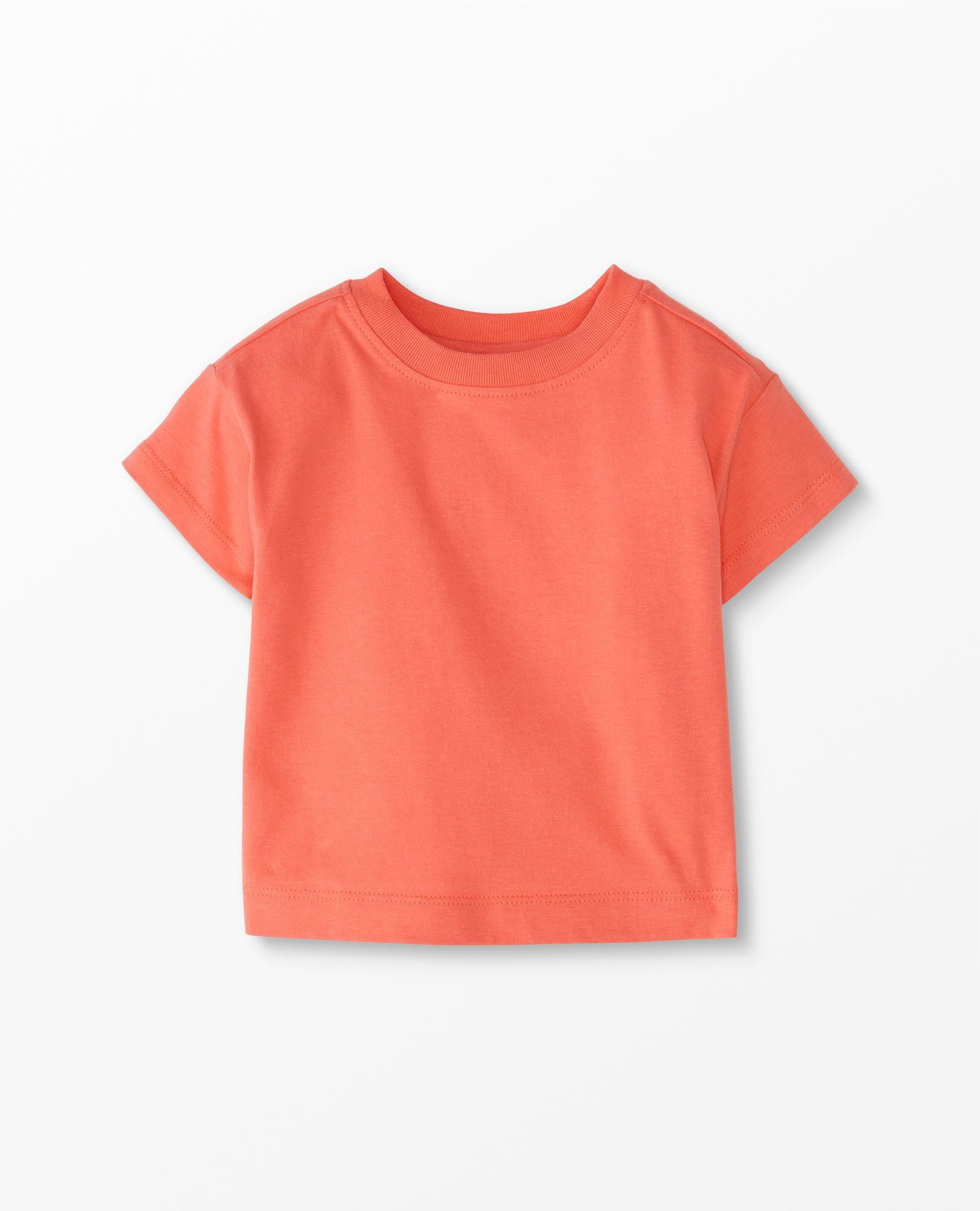 Baby Solid Tee In Cotton Jersey