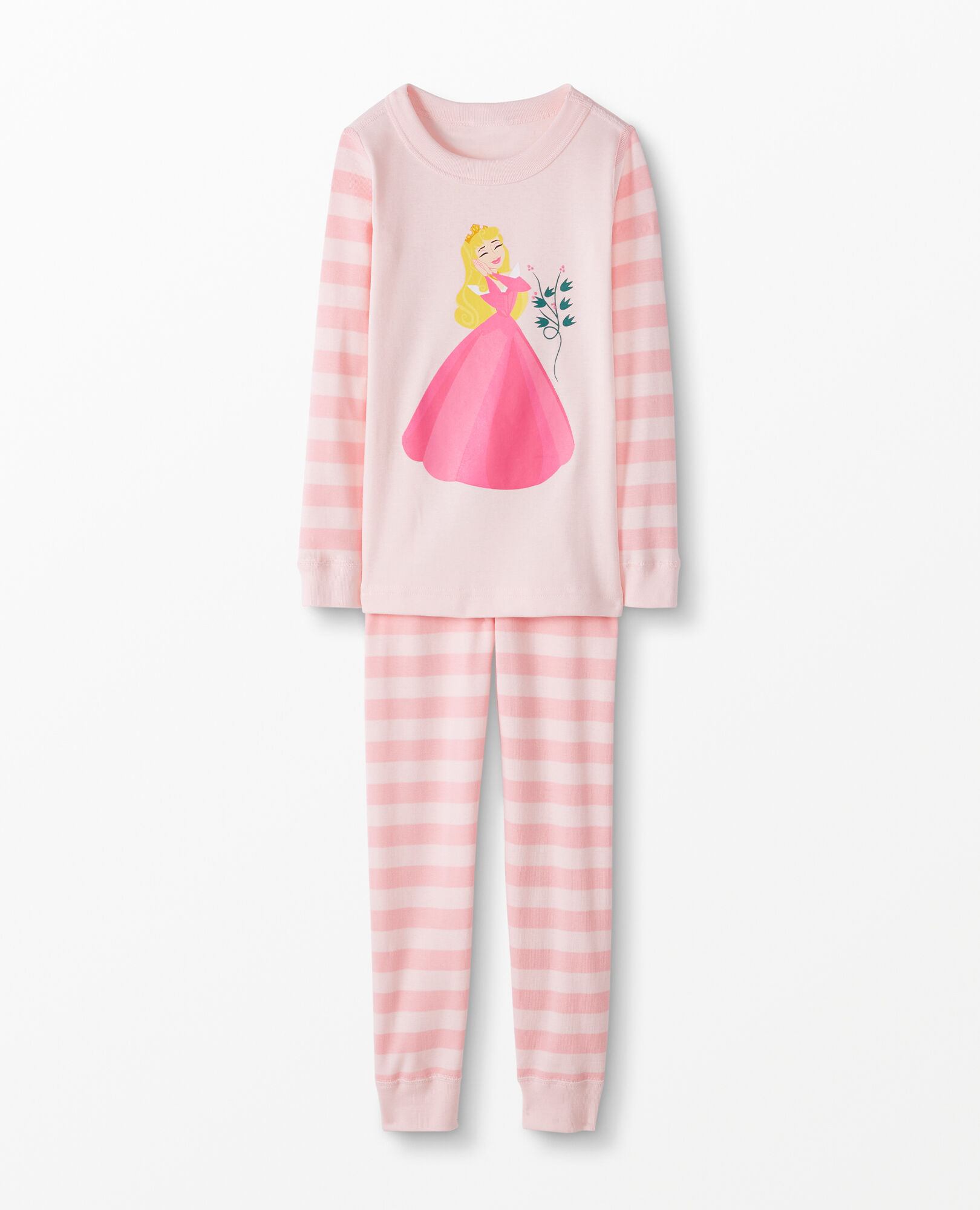 Disney Princess Character Long John Pajama Set