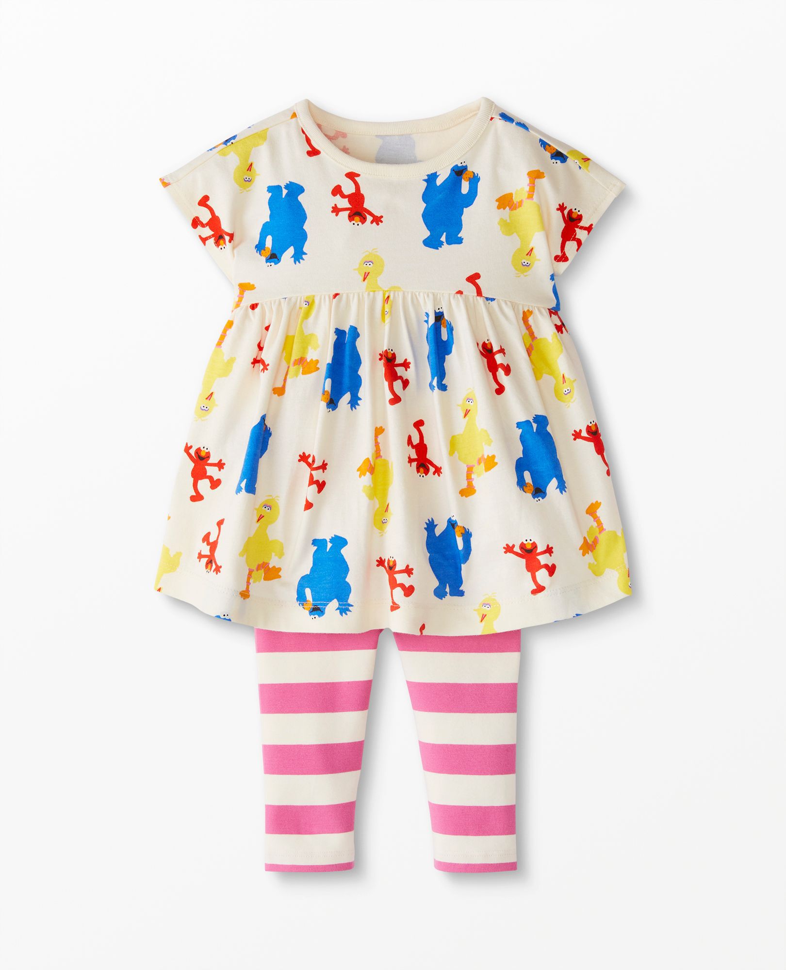 Baby Sesame Street Dress & Leggings Set