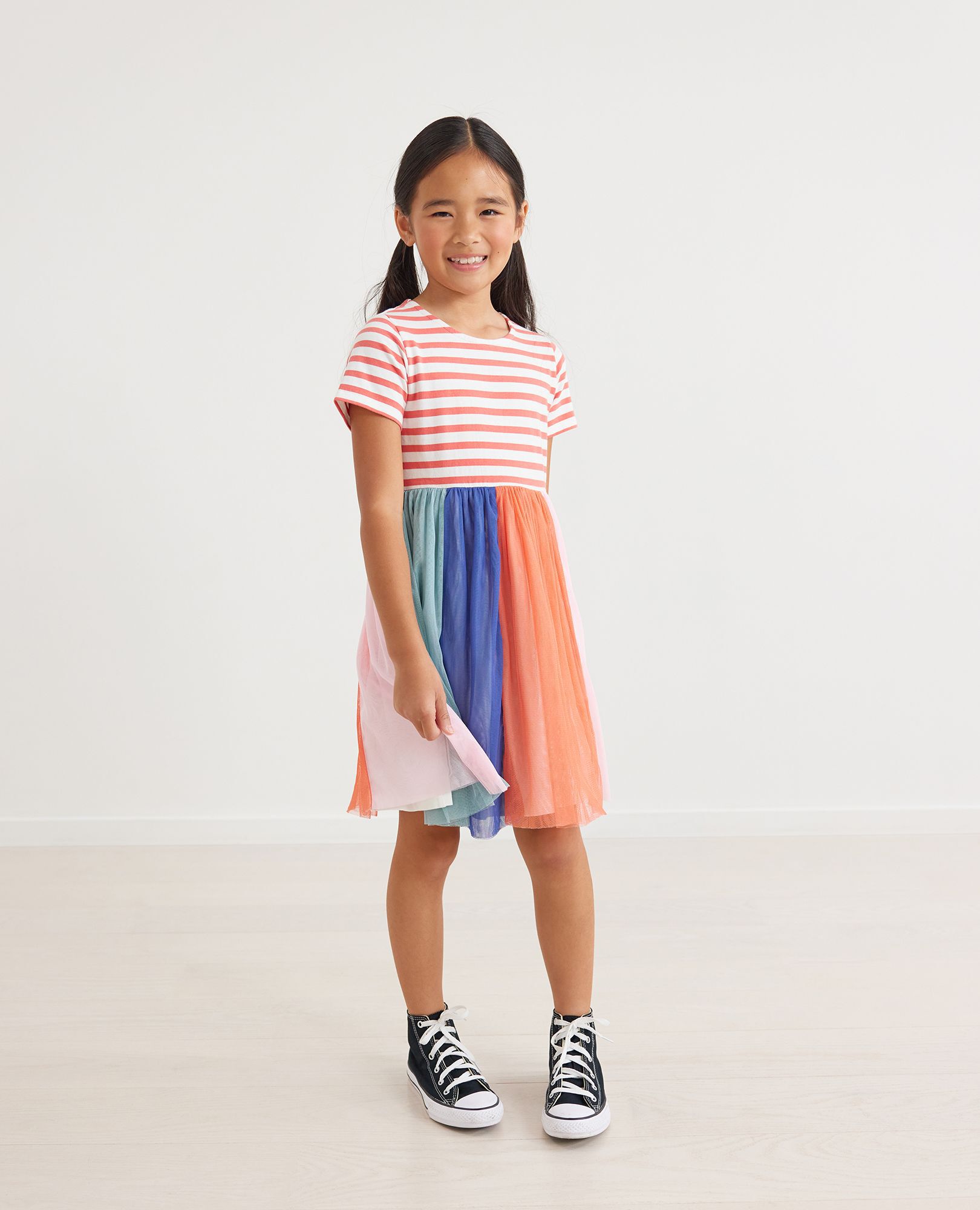 Rainbow Tulle Dress