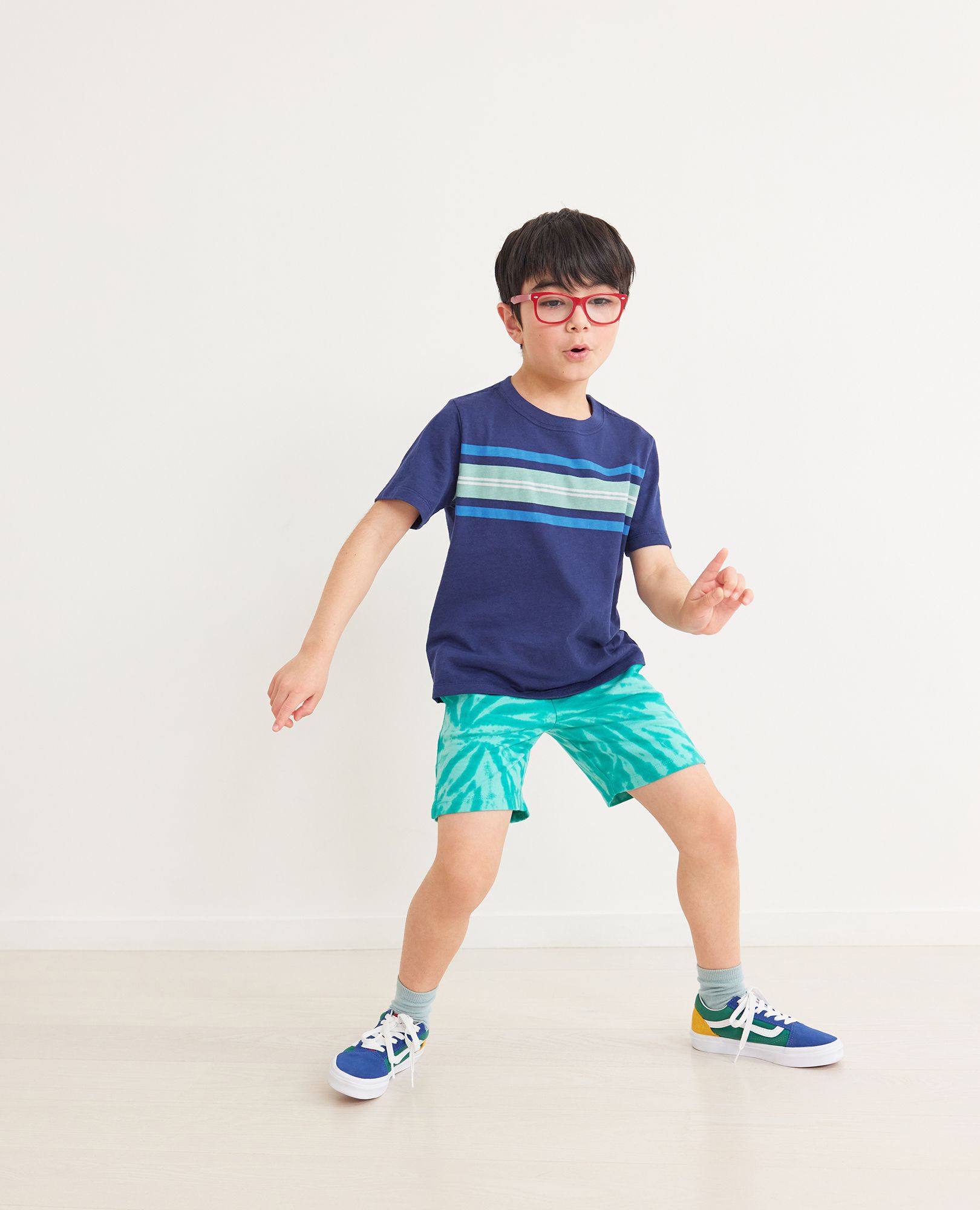 Striped Tee In Cotton Jersey