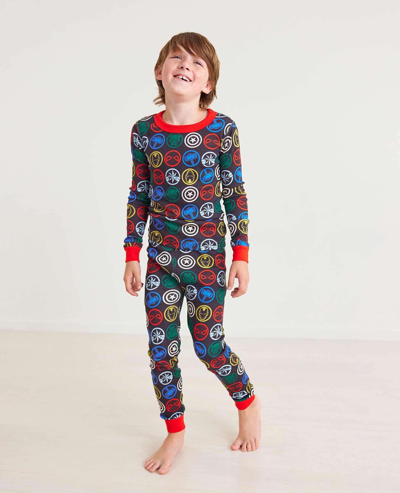 Marvel Icons Long John Pajama Set