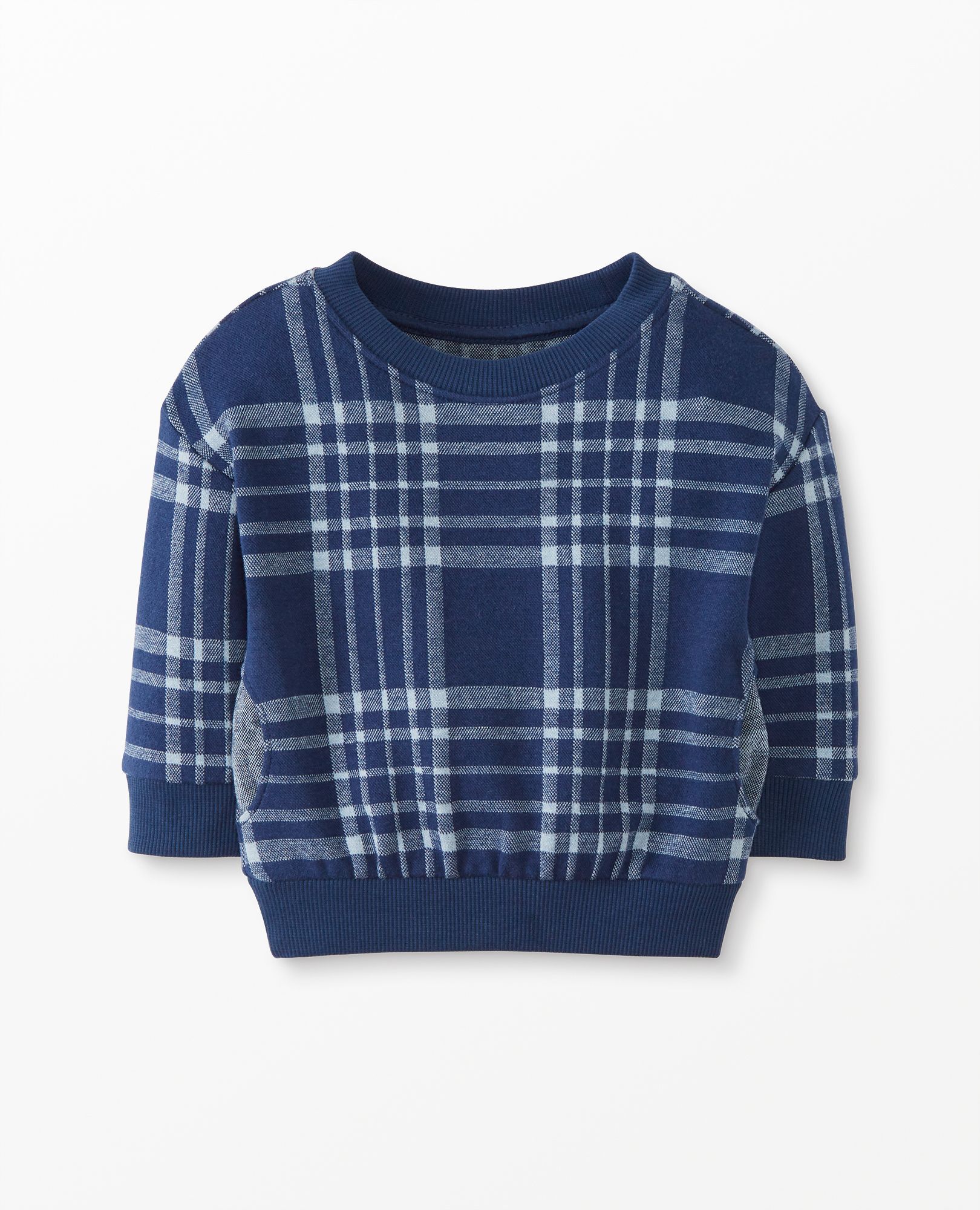 Baby Plaid Knit Top