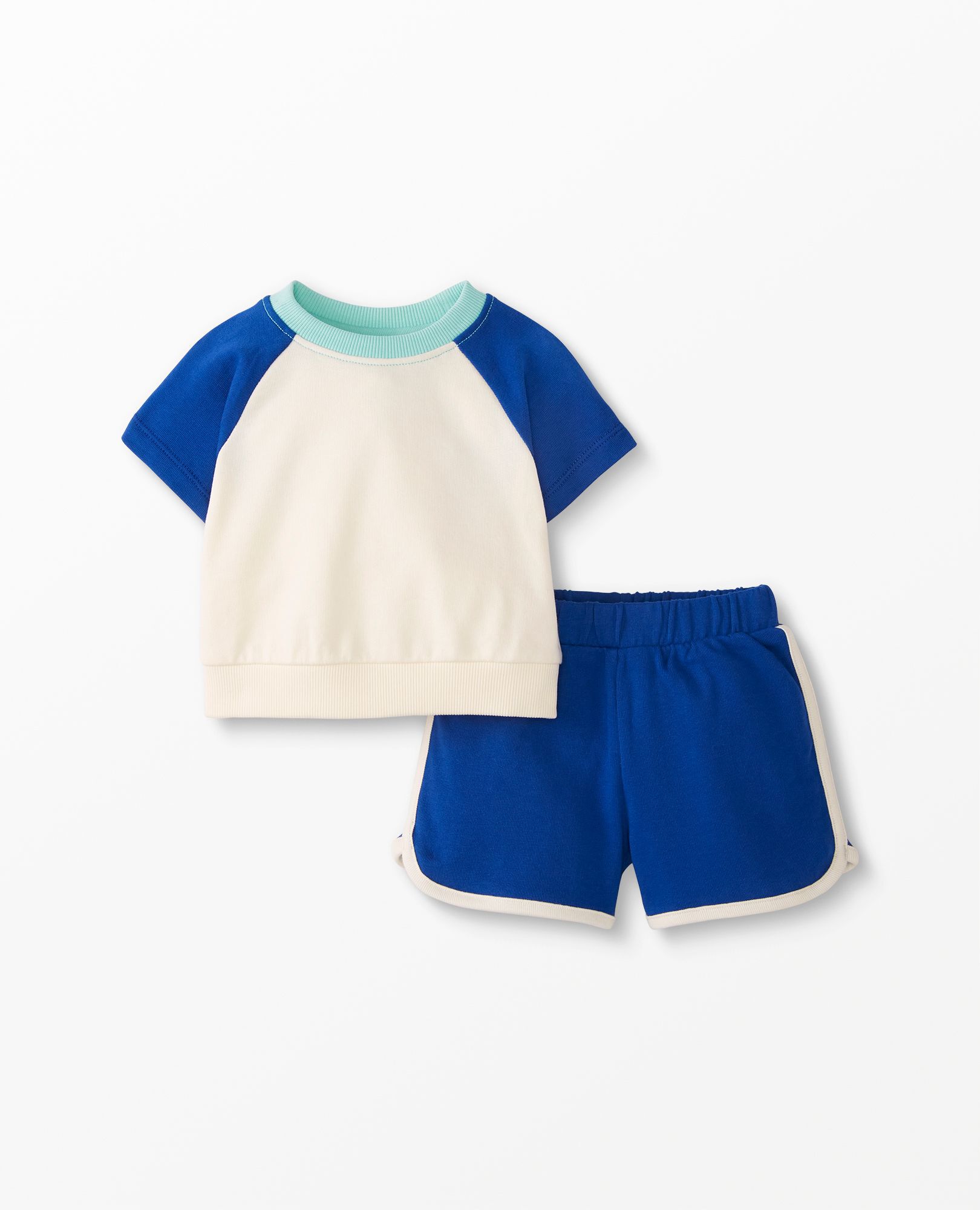 Baby French Terry Top & Shorts Set