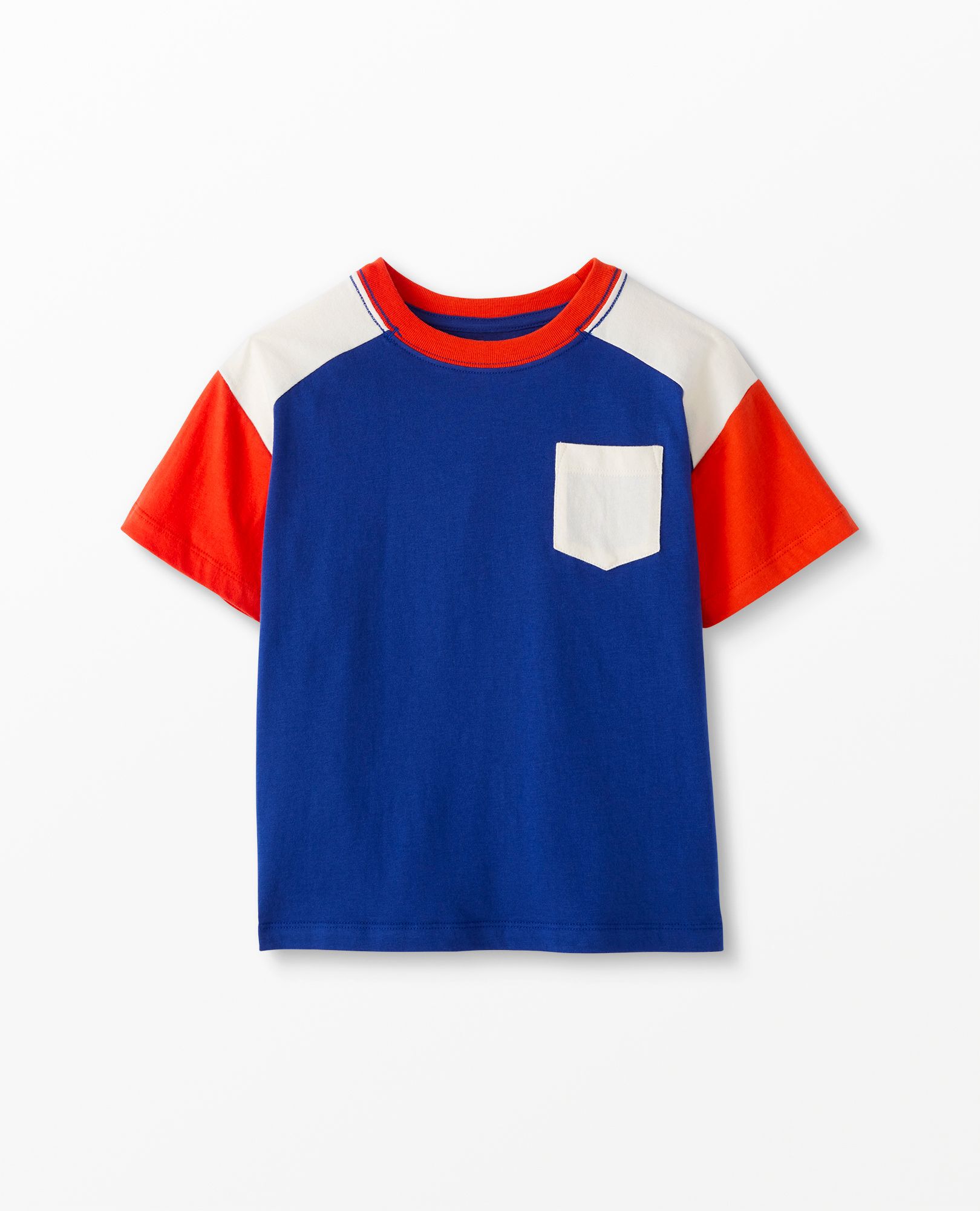 Colorblocked Drop Shoulder Tee
