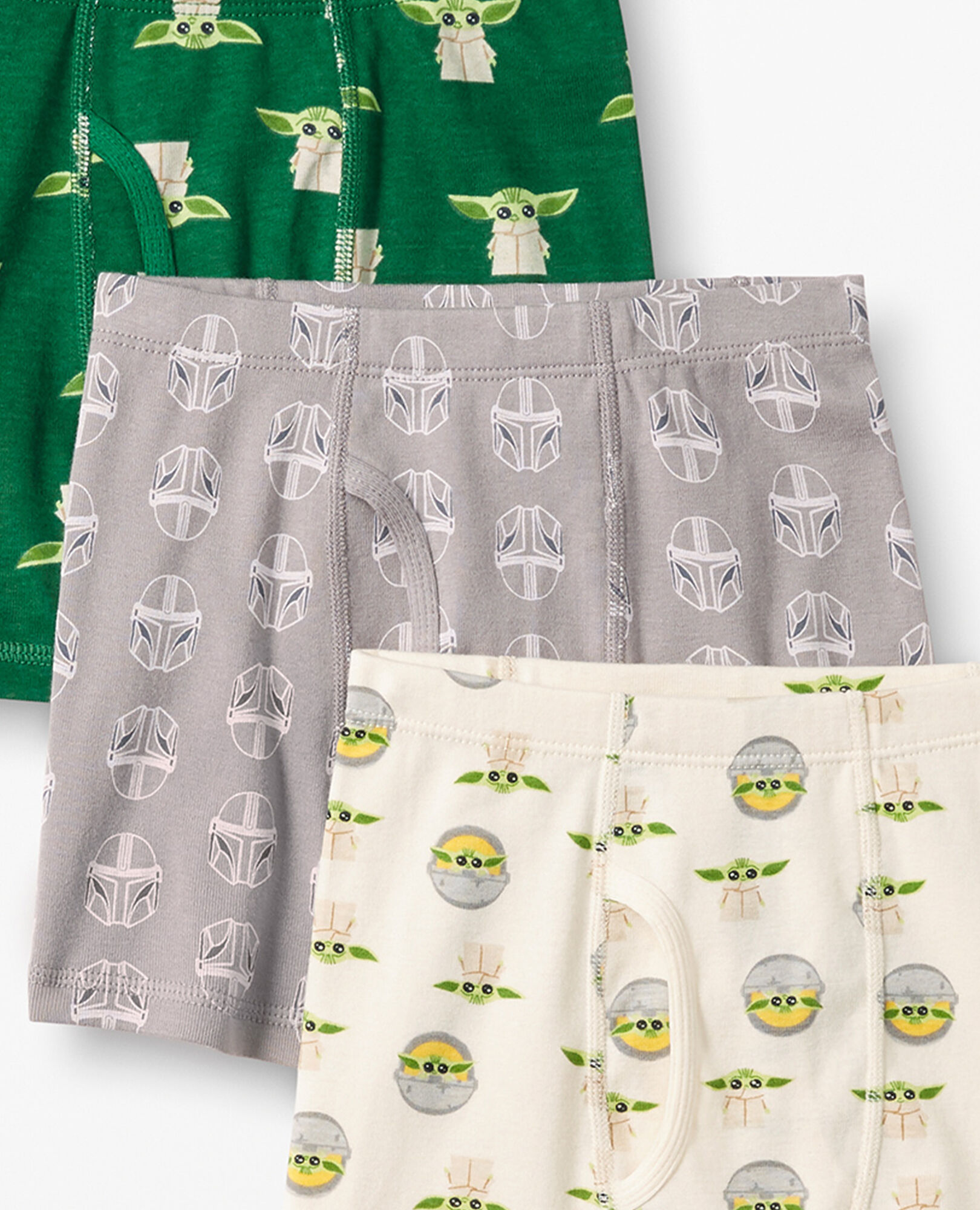 Star Wars™ Grogu Boxer Briefs In Organic Cotton 3 Pack