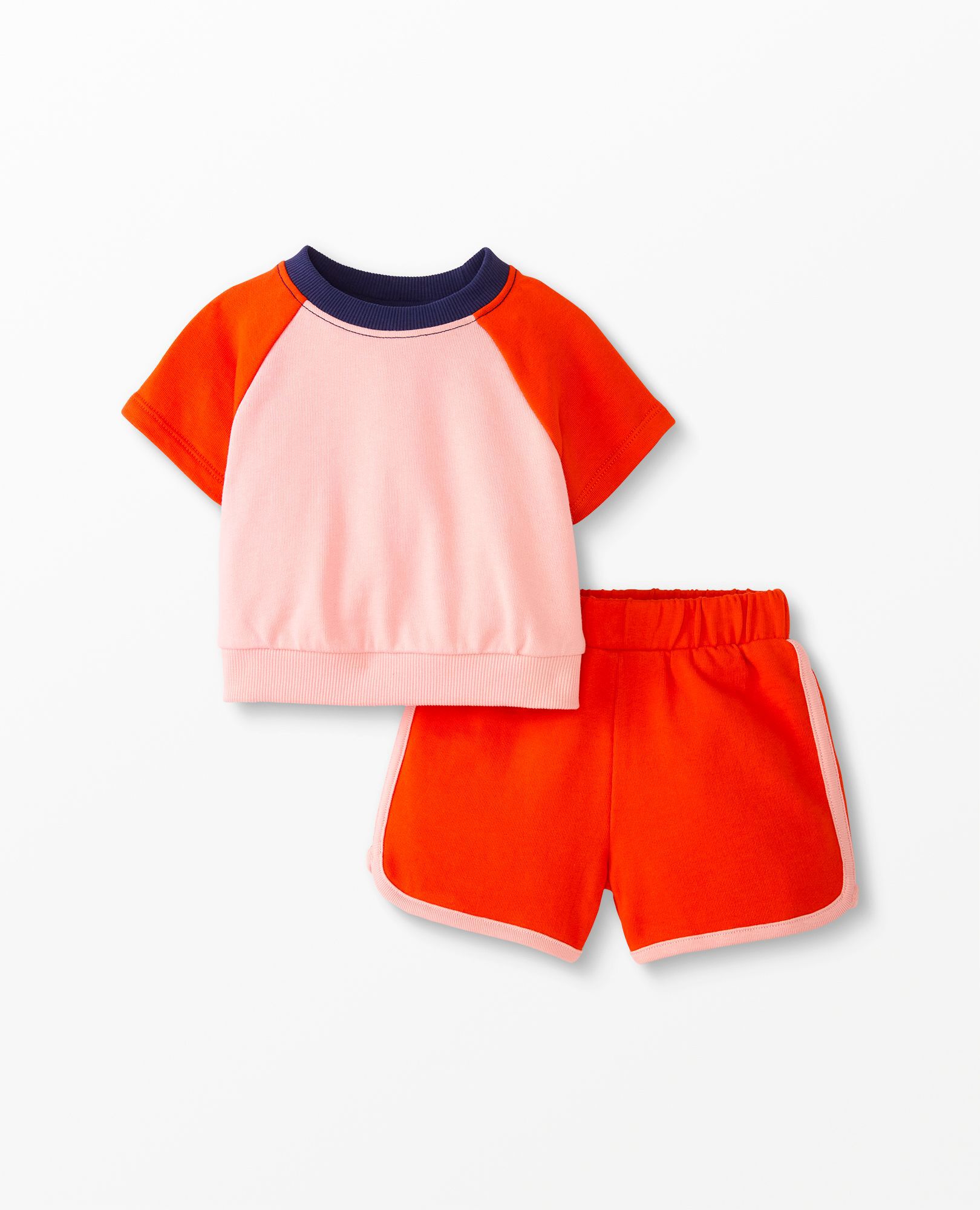 Baby French Terry Top & Shorts Set
