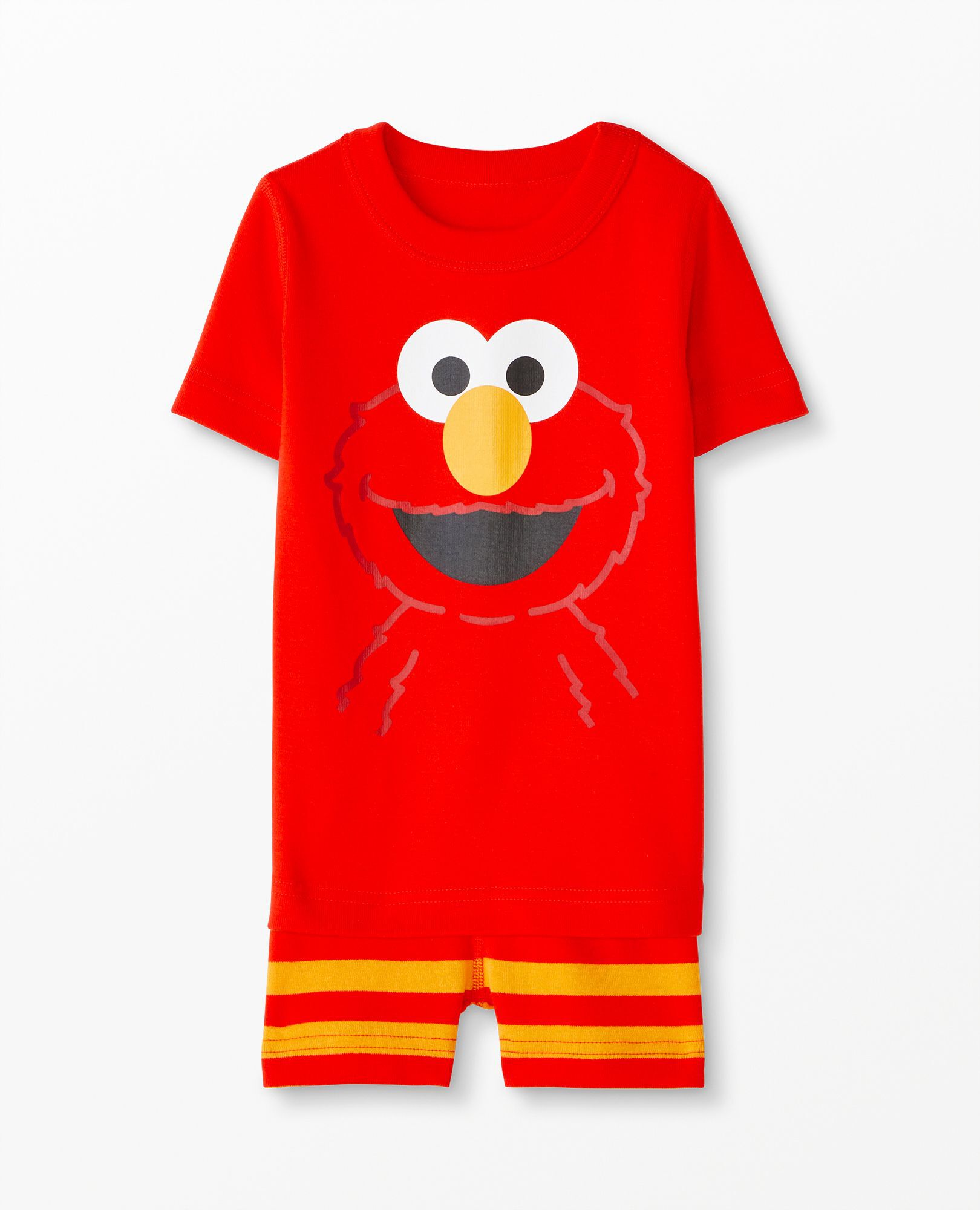Sesame Street Short John Pajama Set
