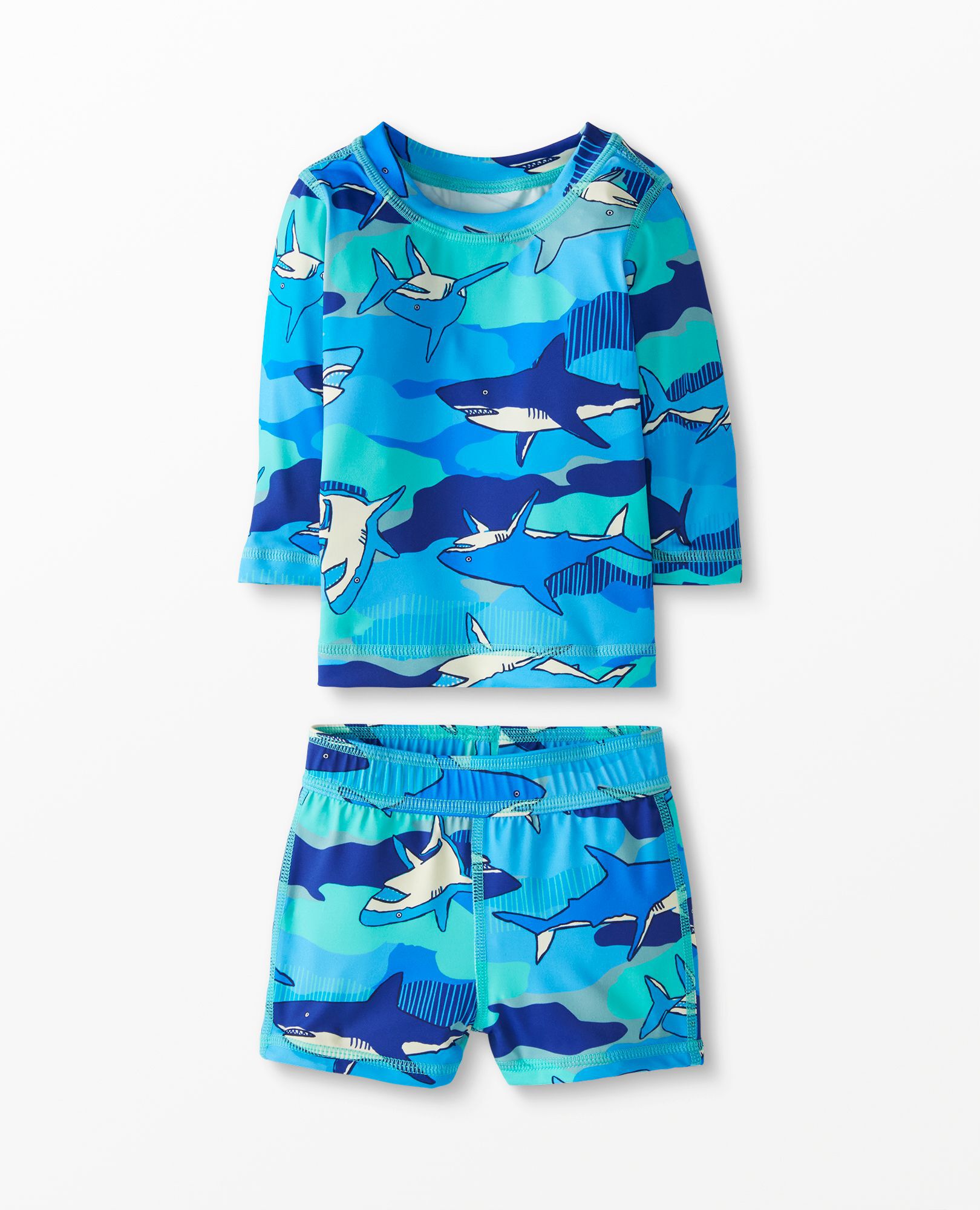 Baby Rash Guard & Swim Shorts Set