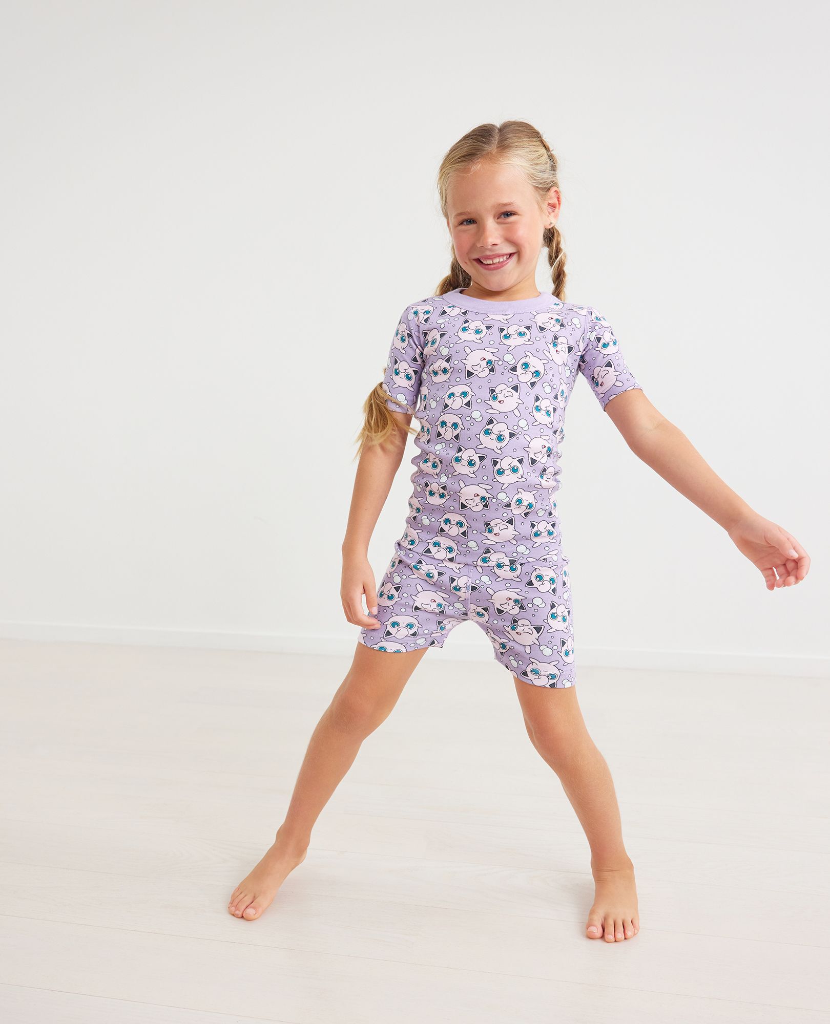 Pokémon Jigglypuff Short John Pajama Set