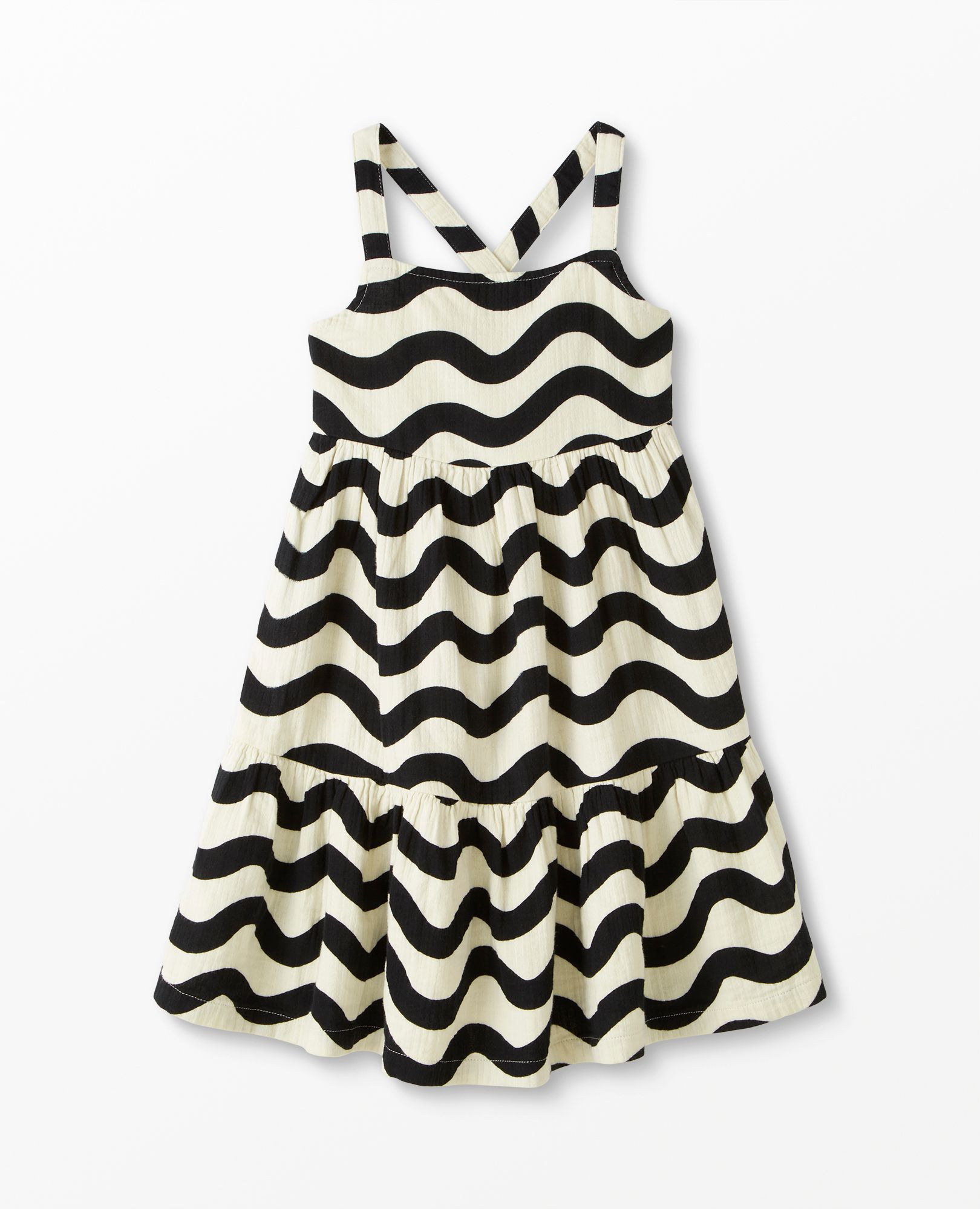 Print Muslin Twirl Dress