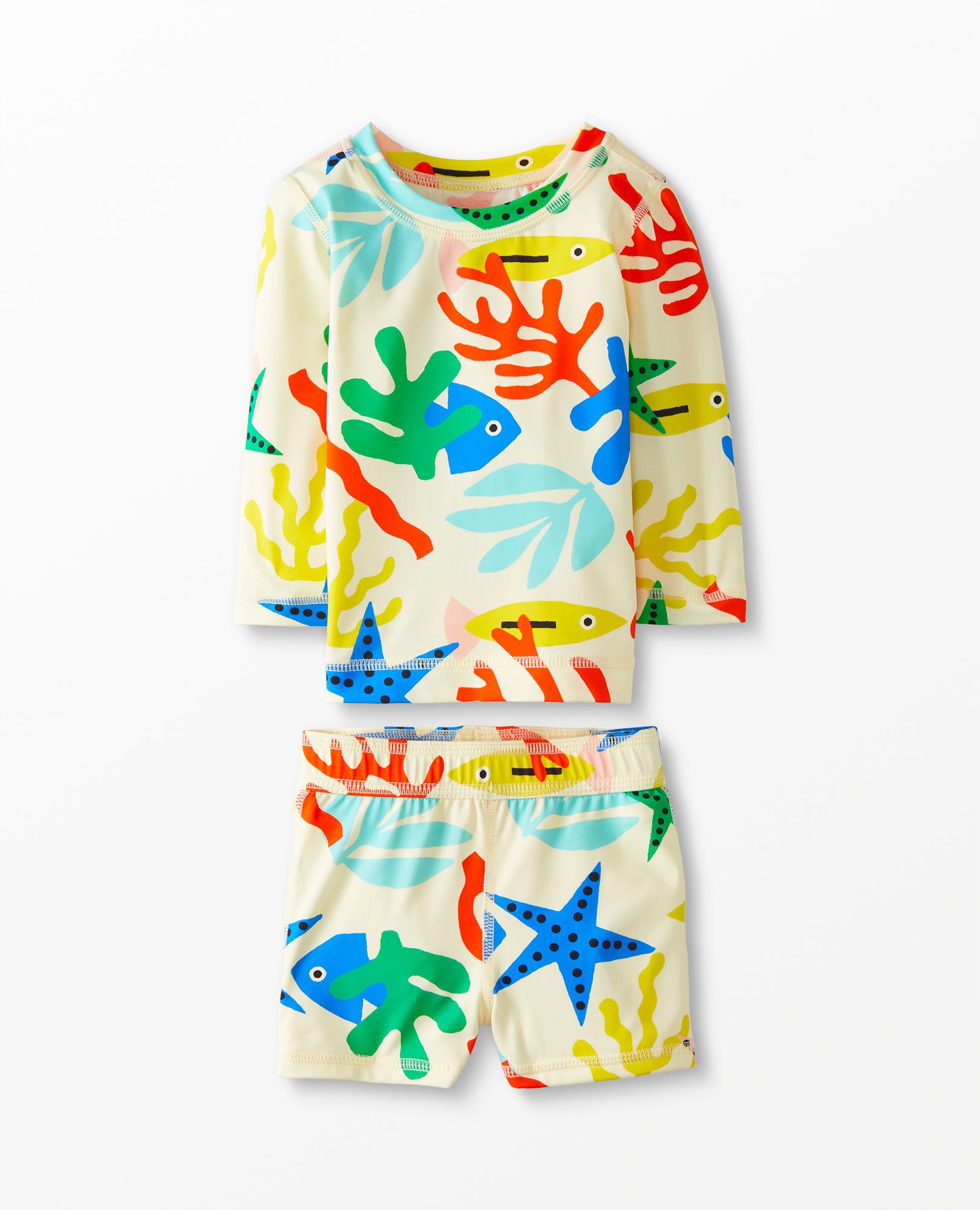 Baby Rash Guard & Swim Shorts Set