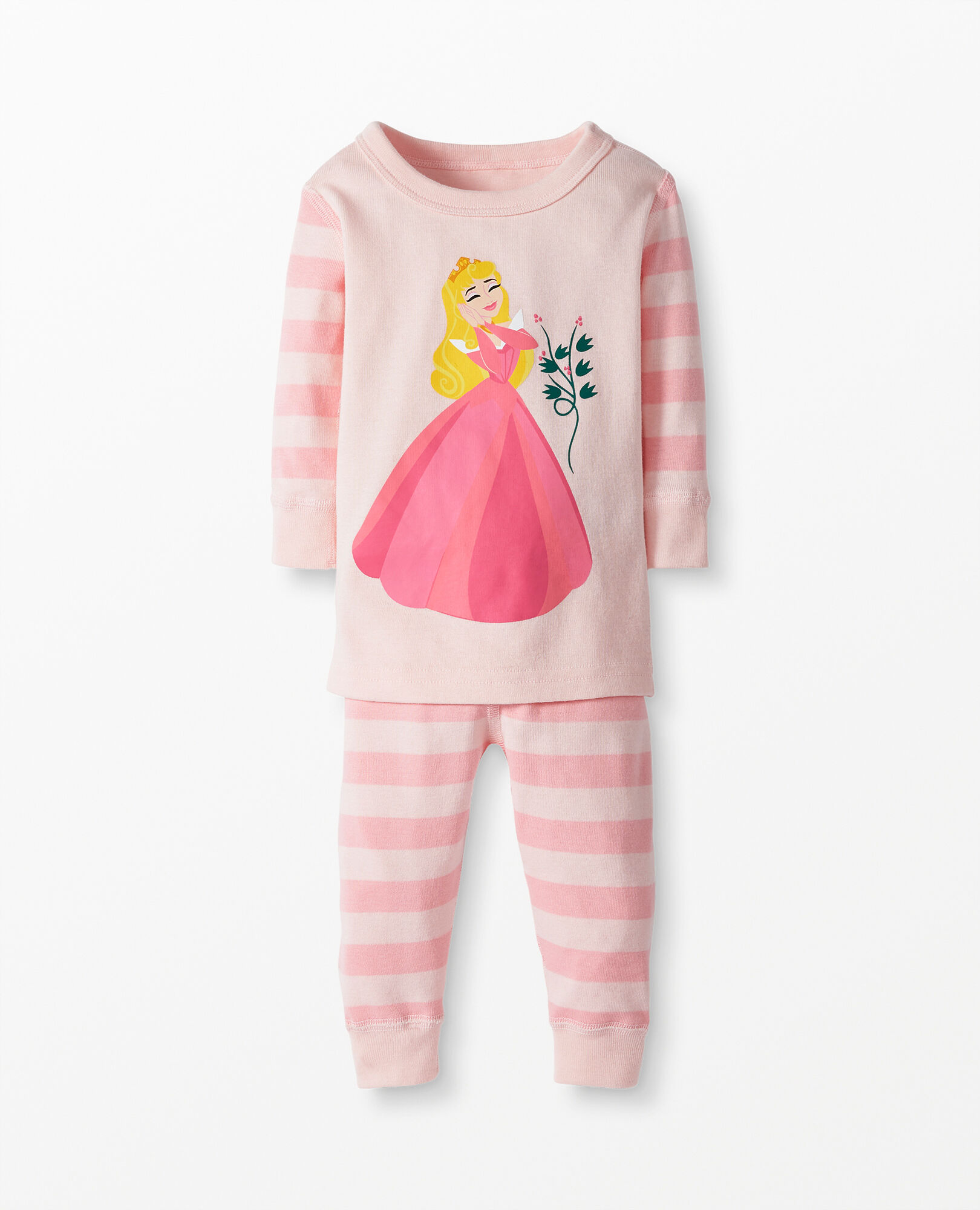 Disney Princess Character Long John Pajama Set