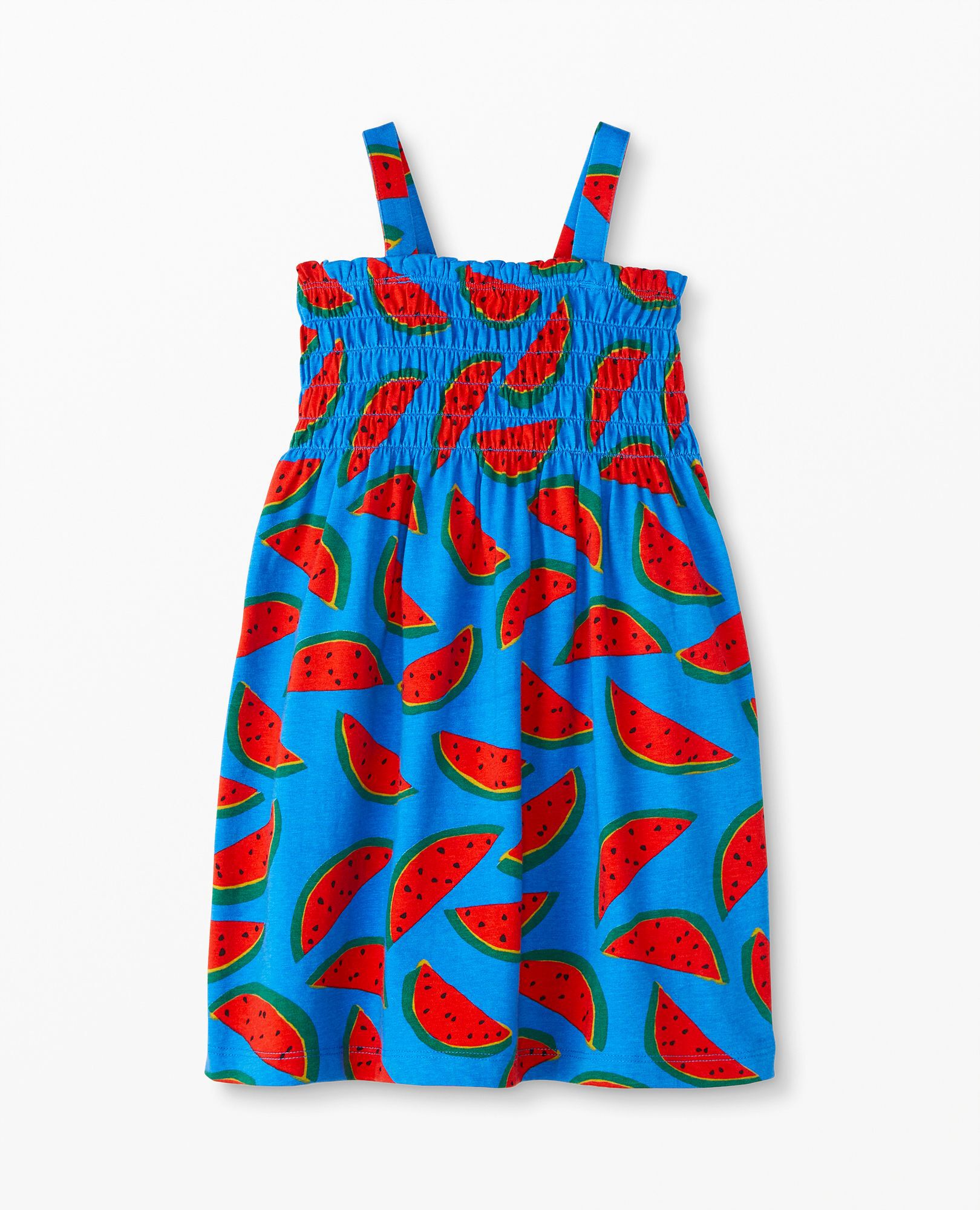 Print Smocked Dress