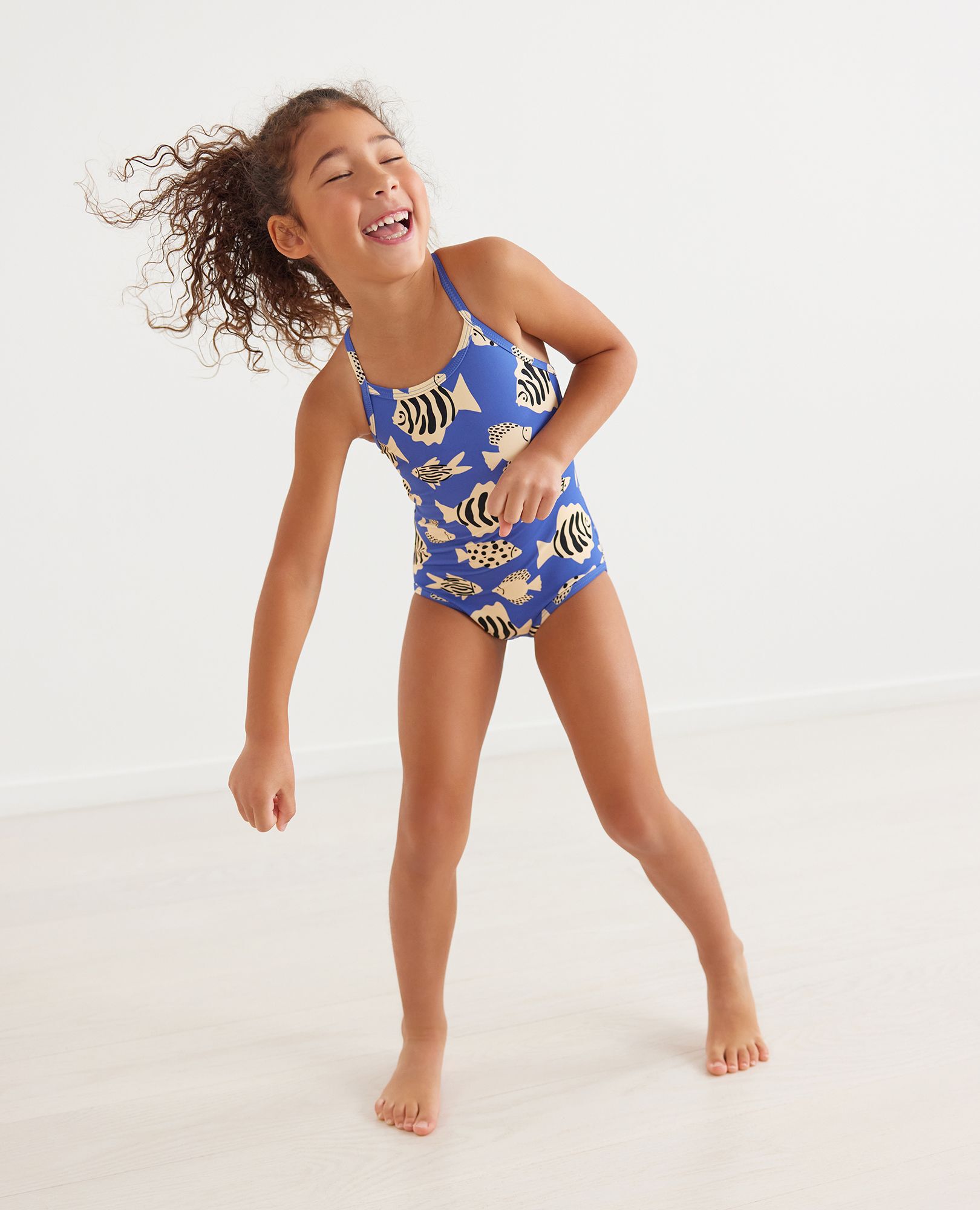 Print One Piece Swimsuit