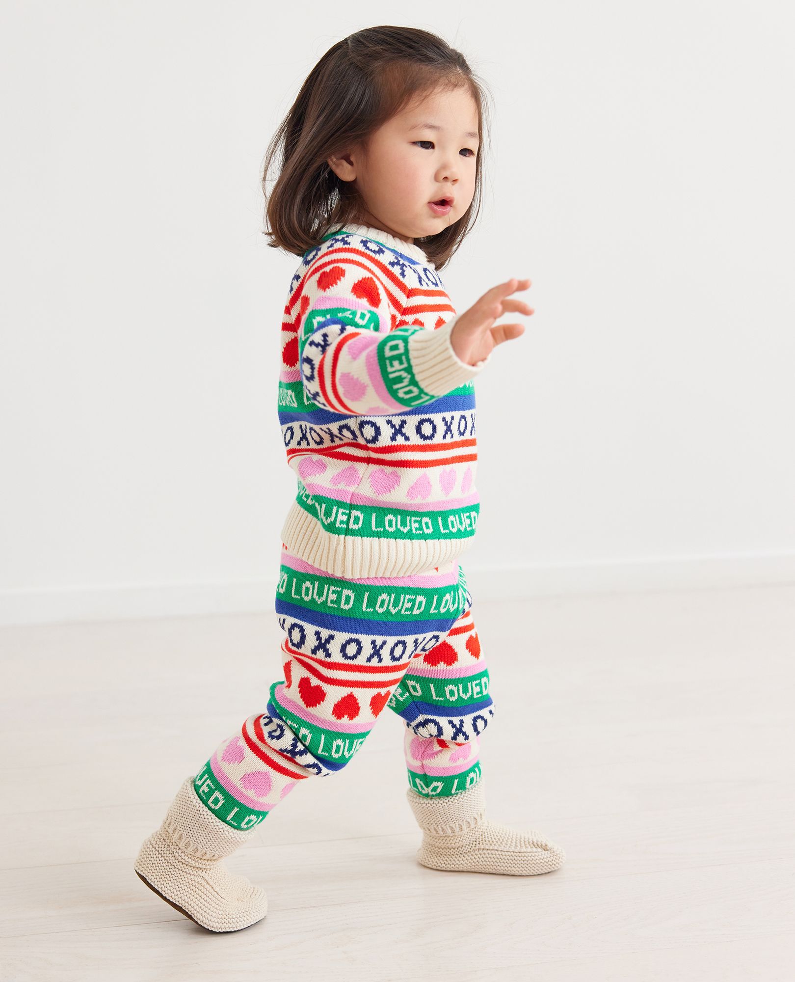 Baby Valentines Sweater Set