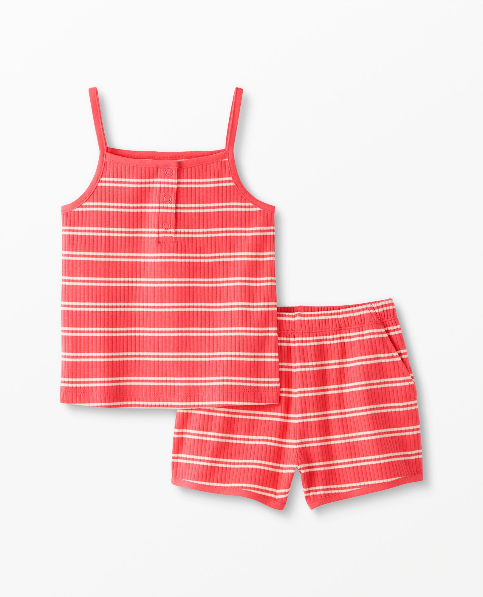 Striped Cami Top & Shorts Set