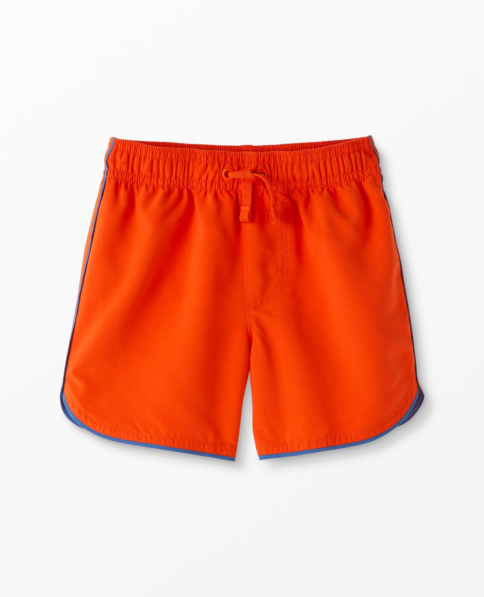 Solid Dolphin Vent Swim Trunks