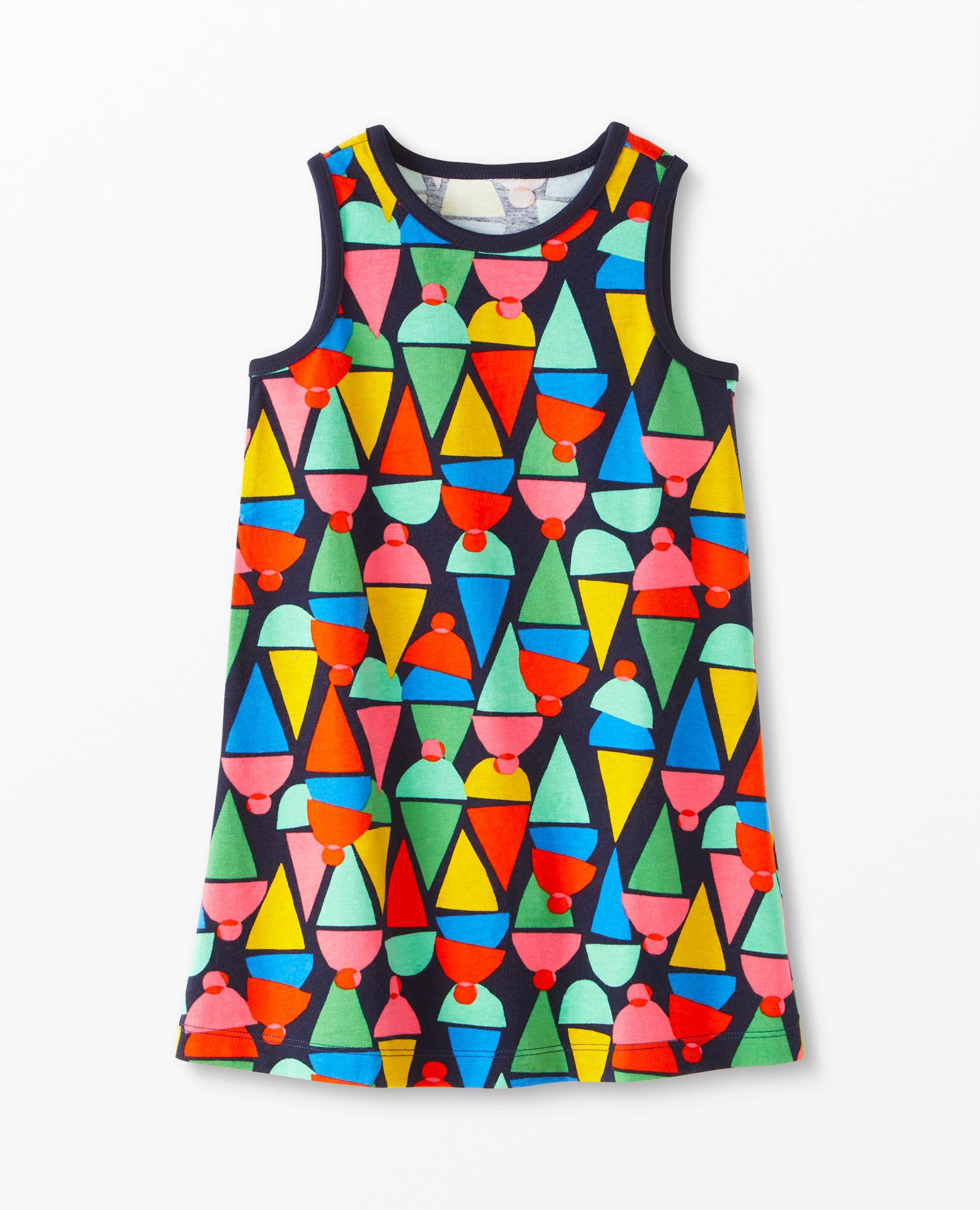 Sleeveless Print Tank Dress