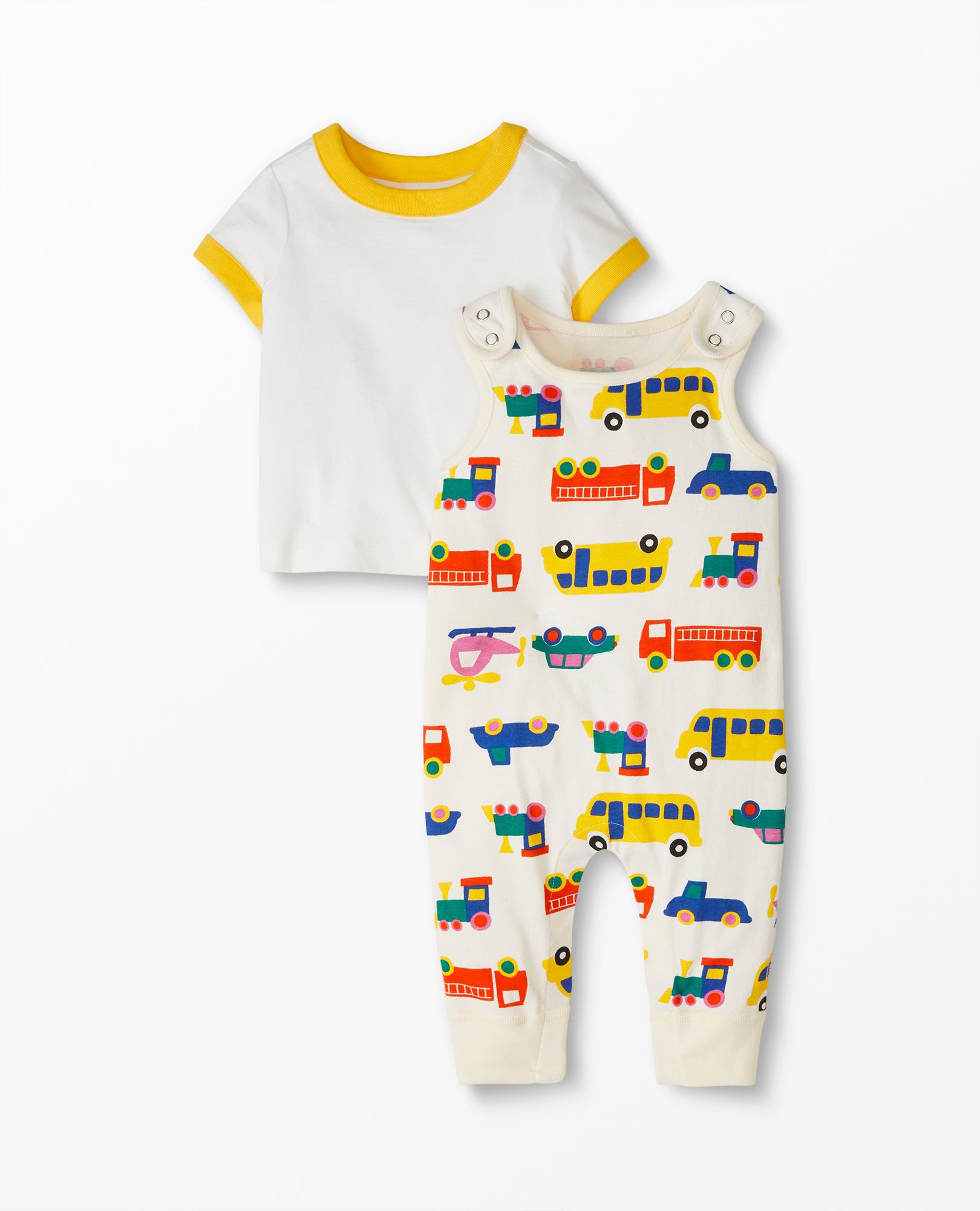 Baby Overalls & Tee Set