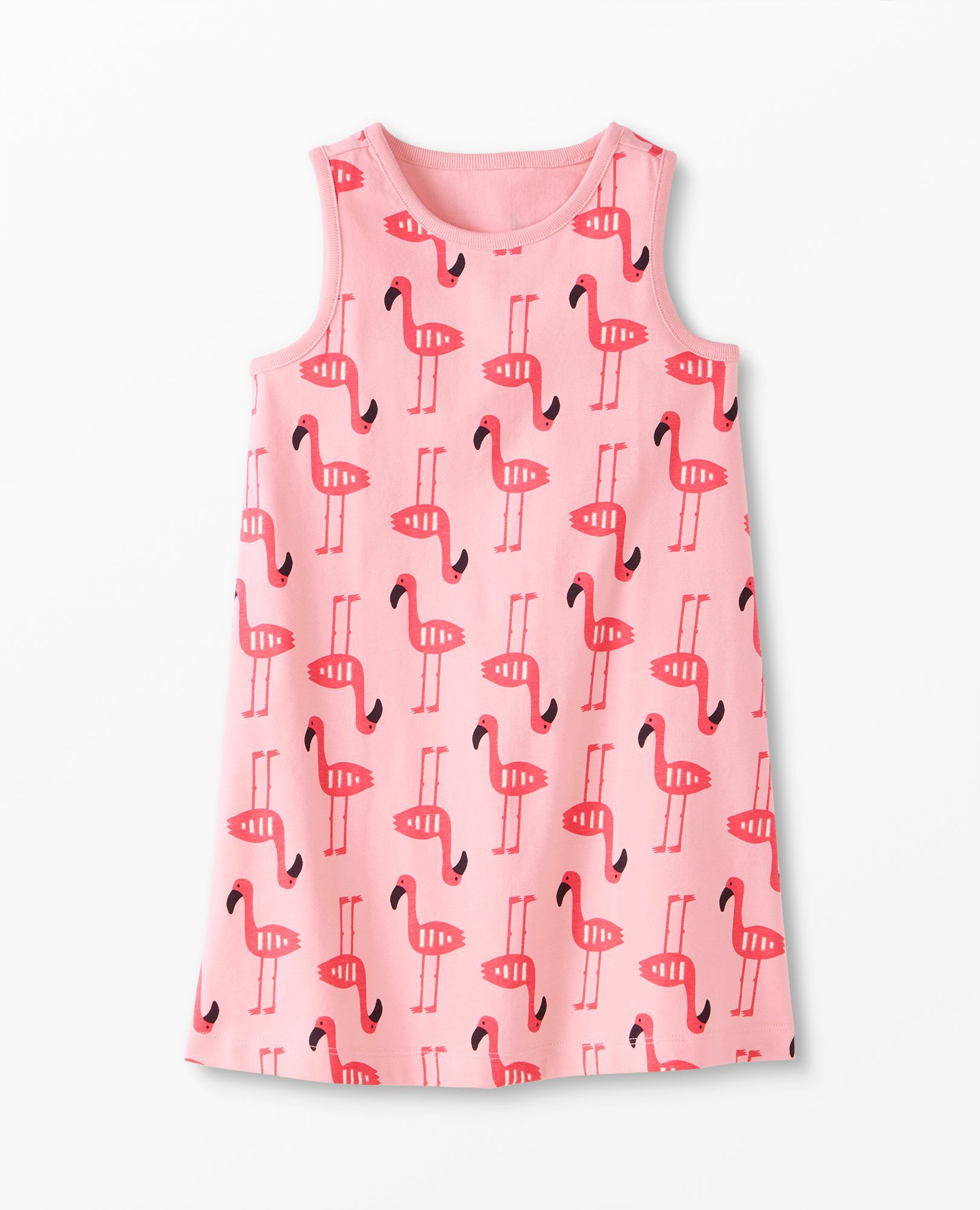 Sleeveless Print Tank Dress