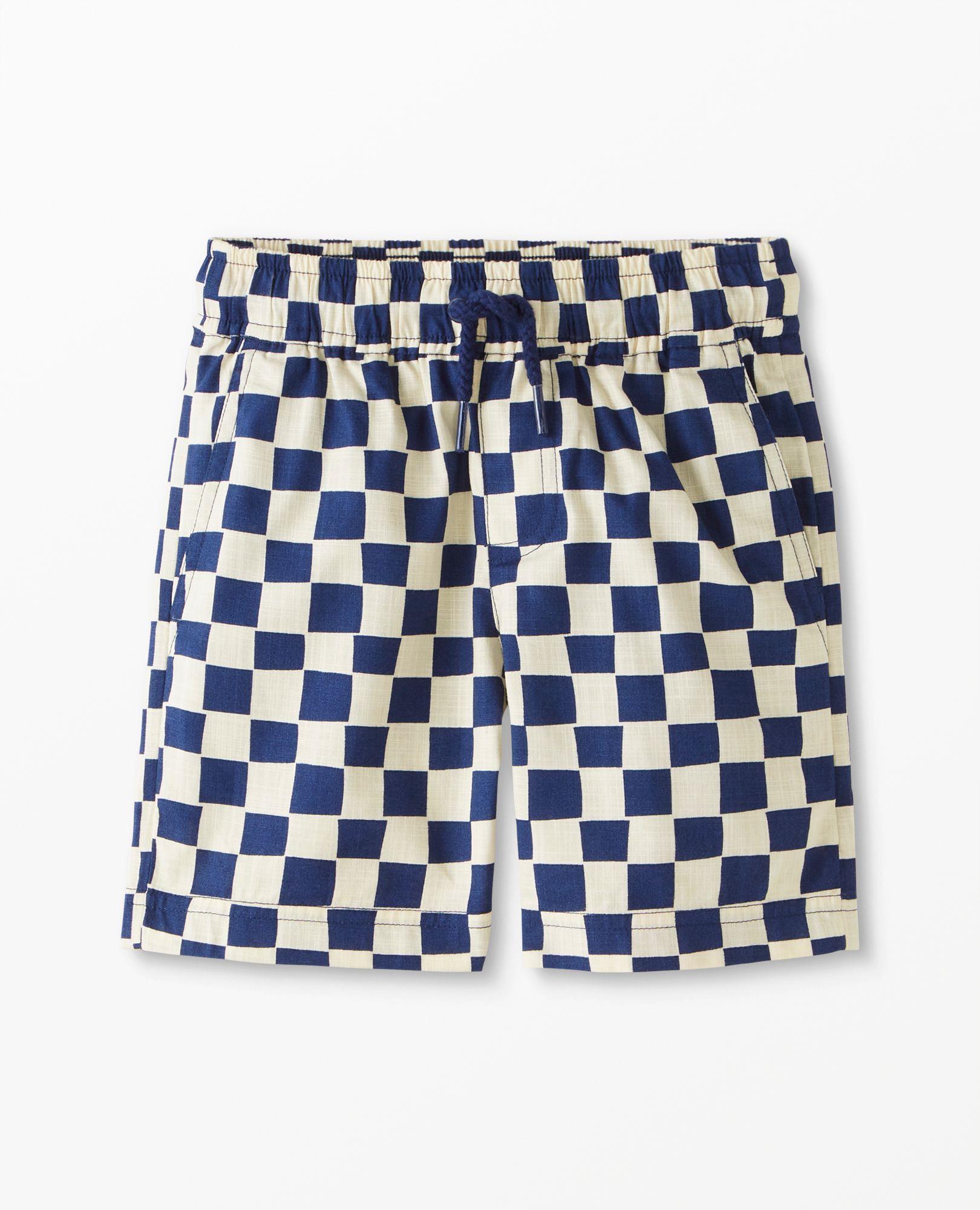 Print Woven Shorts In Cotton Poplin