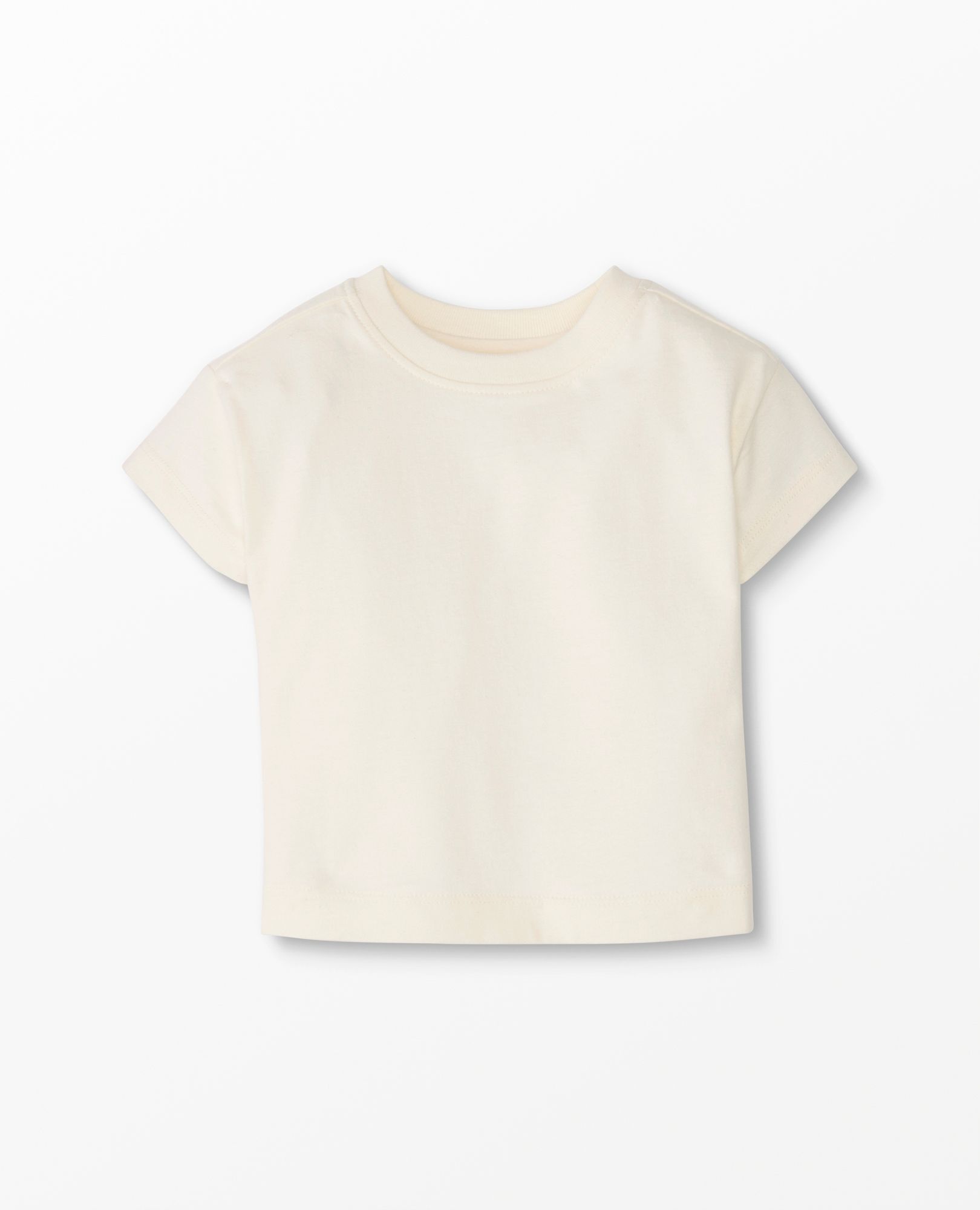 Baby Solid Tee In Cotton Jersey