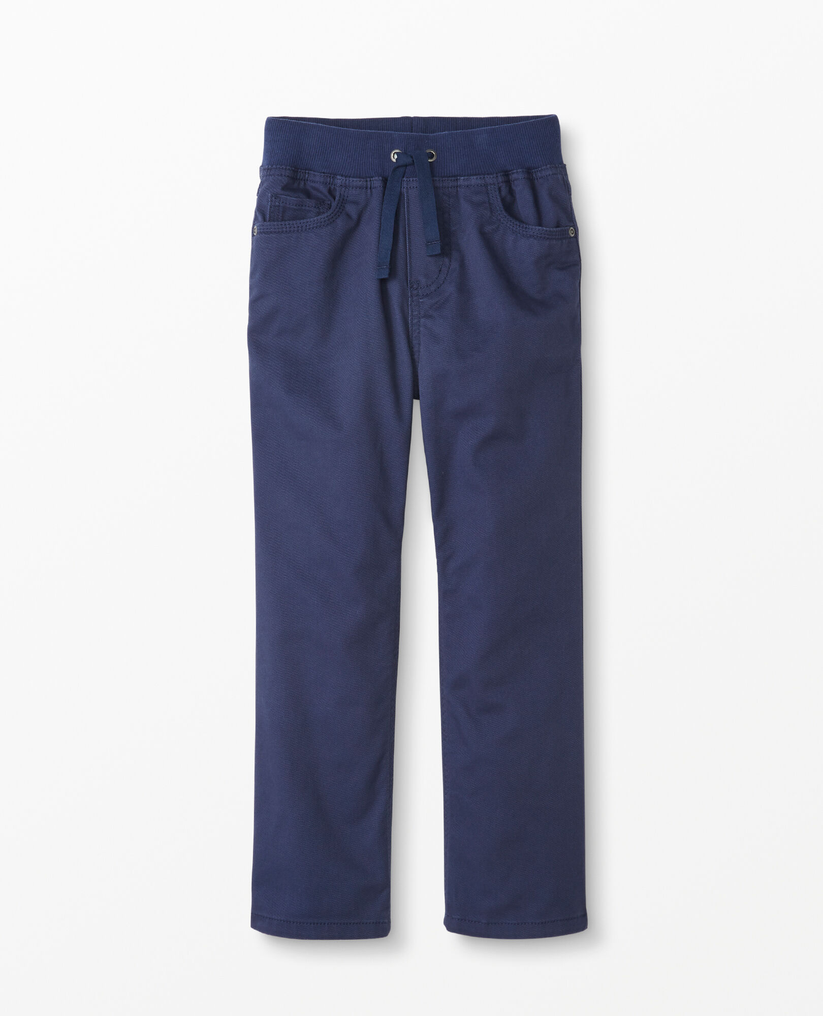 Pull-On Relaxed Pants In Stretch Twill