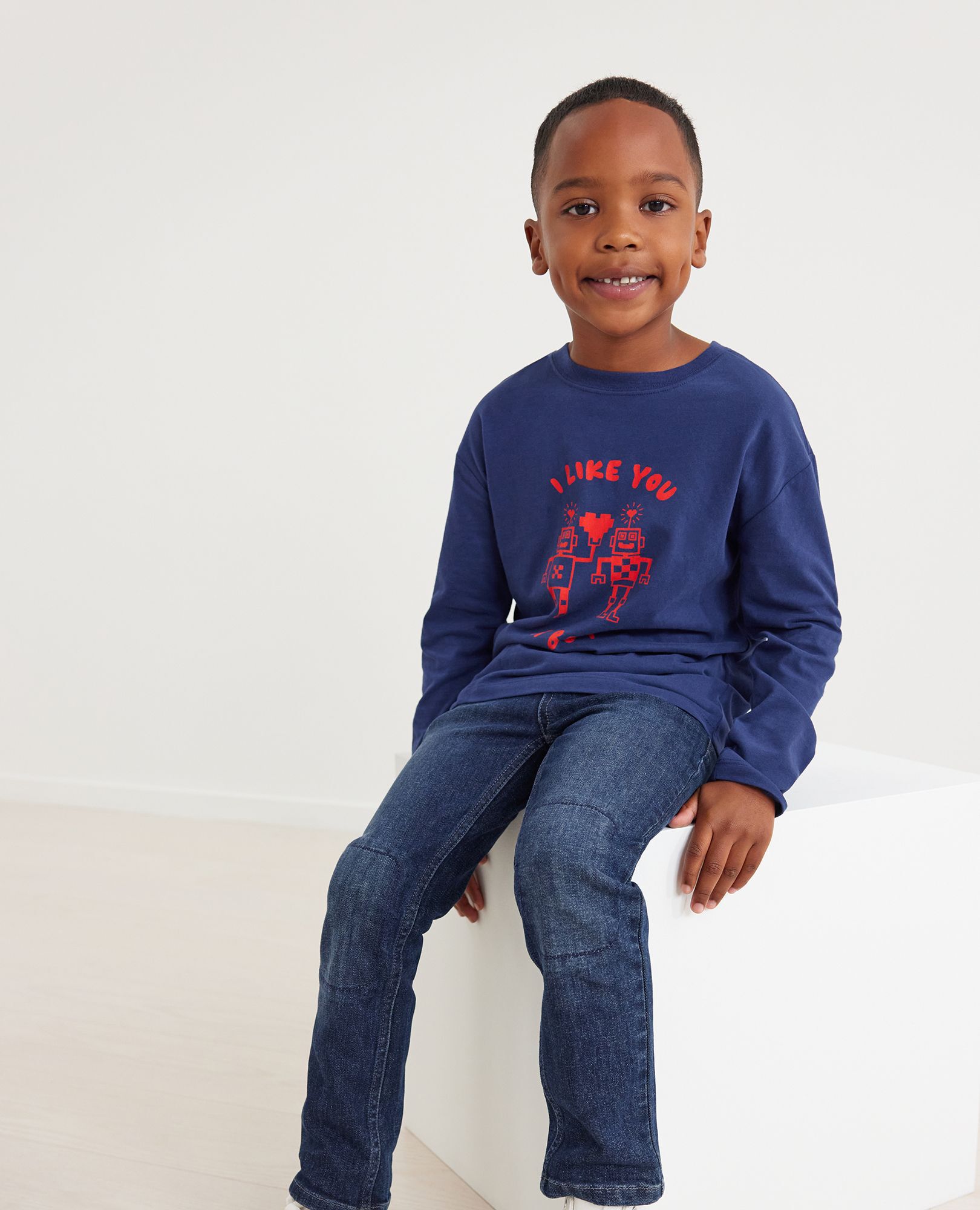 Valentines Day Long Sleeve Graphic Tee