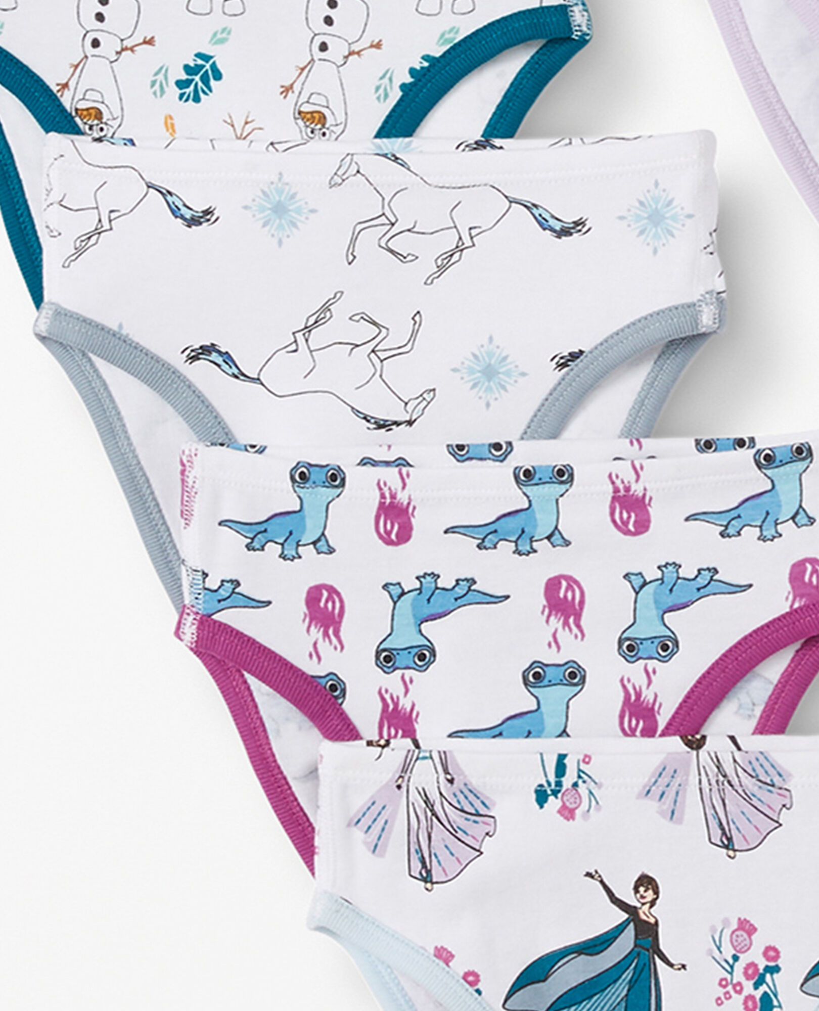 Disney Frozen 2 Hipster Underwear In Organic Cotton 7 Pack