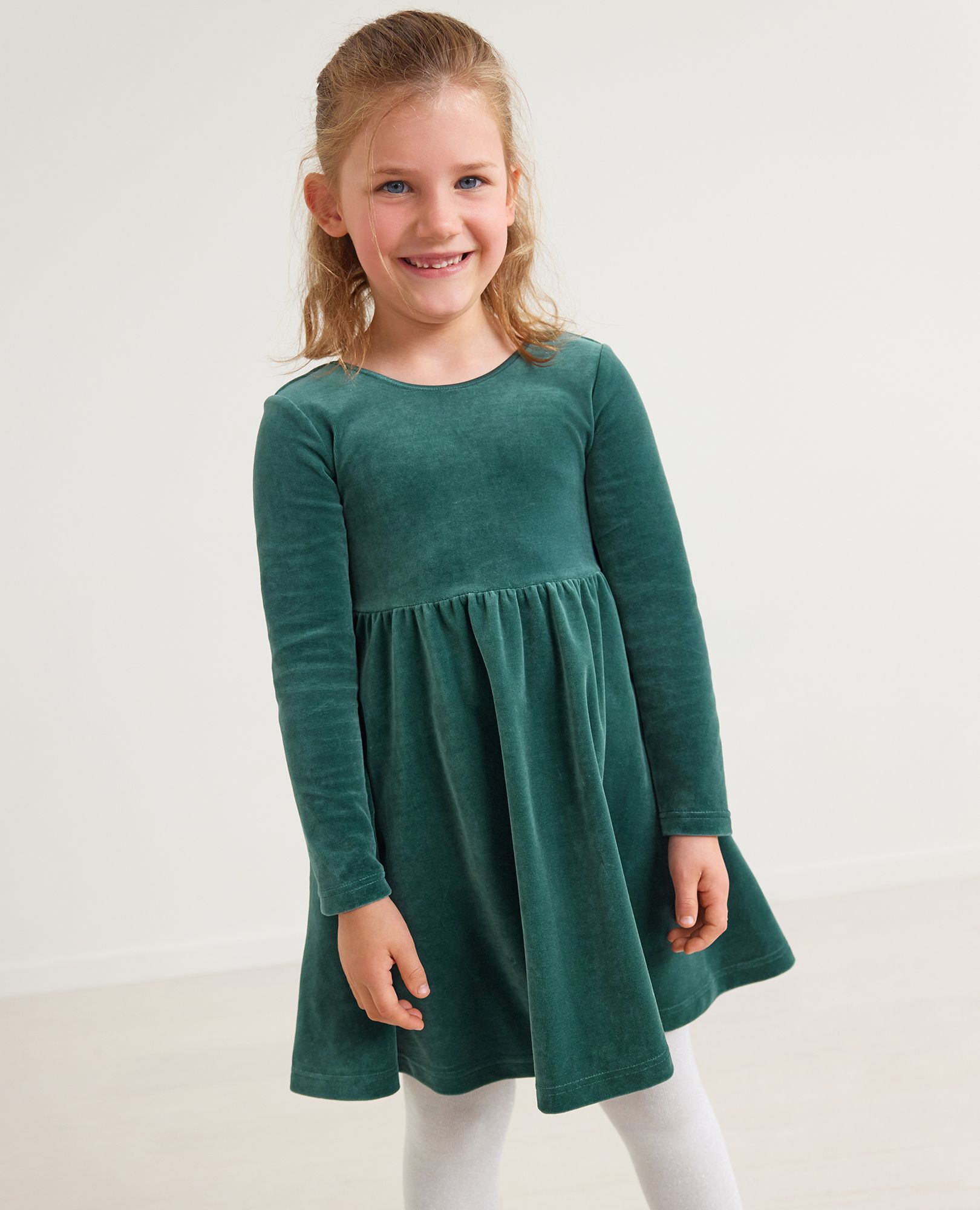 Velour Skater Dress