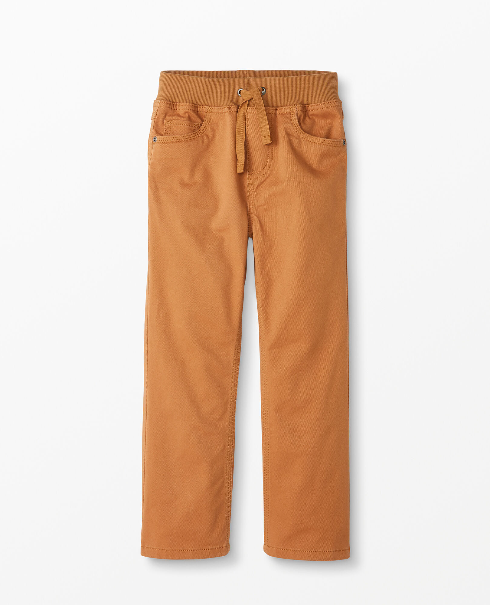 Pull-On Relaxed Pants In Stretch Twill