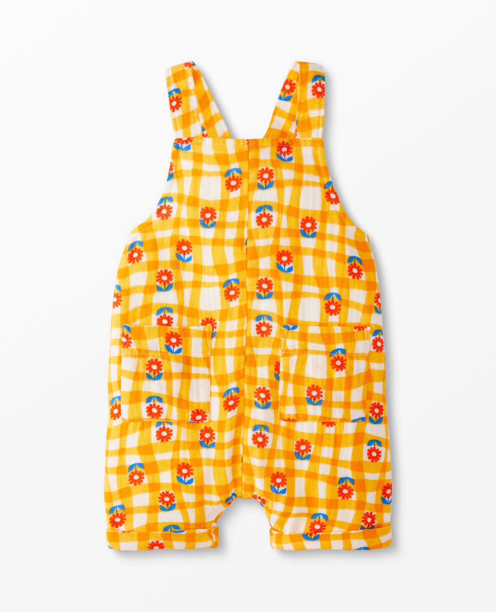Baby Print Muslin Shortalls