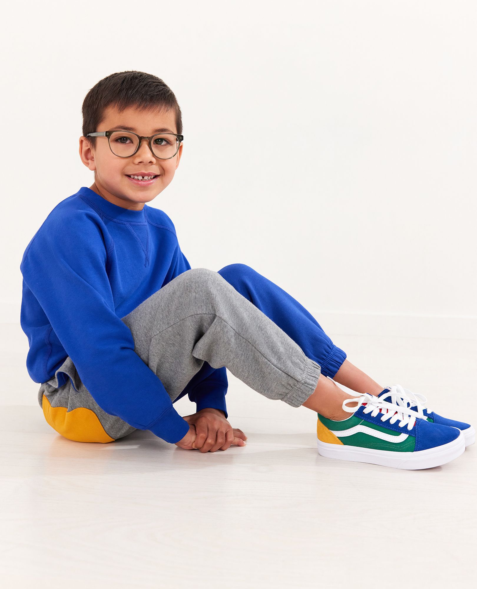Colorblock Sweatpants In French Terry