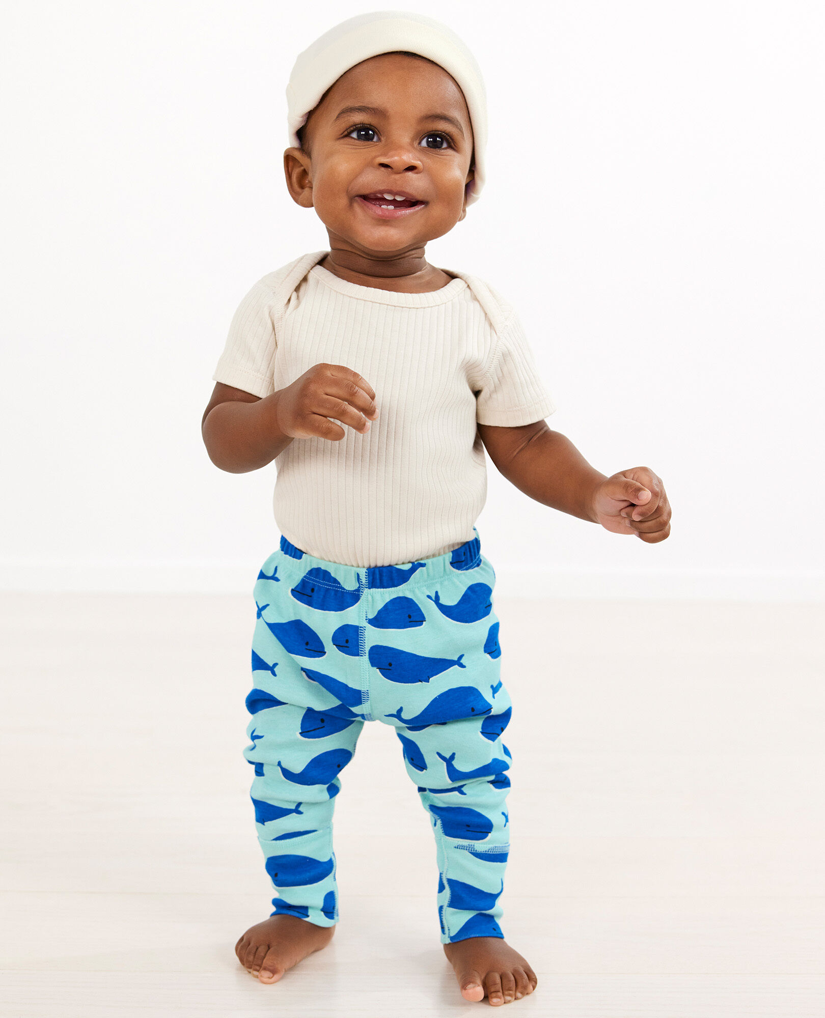 Baby Wiggle Pants In Organic Cotton