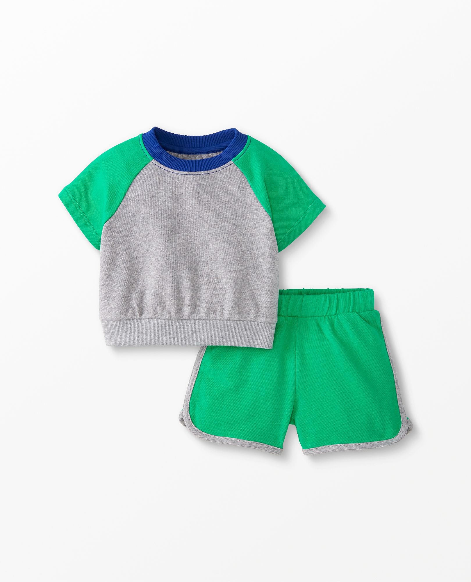 Baby French Terry Top & Shorts Set