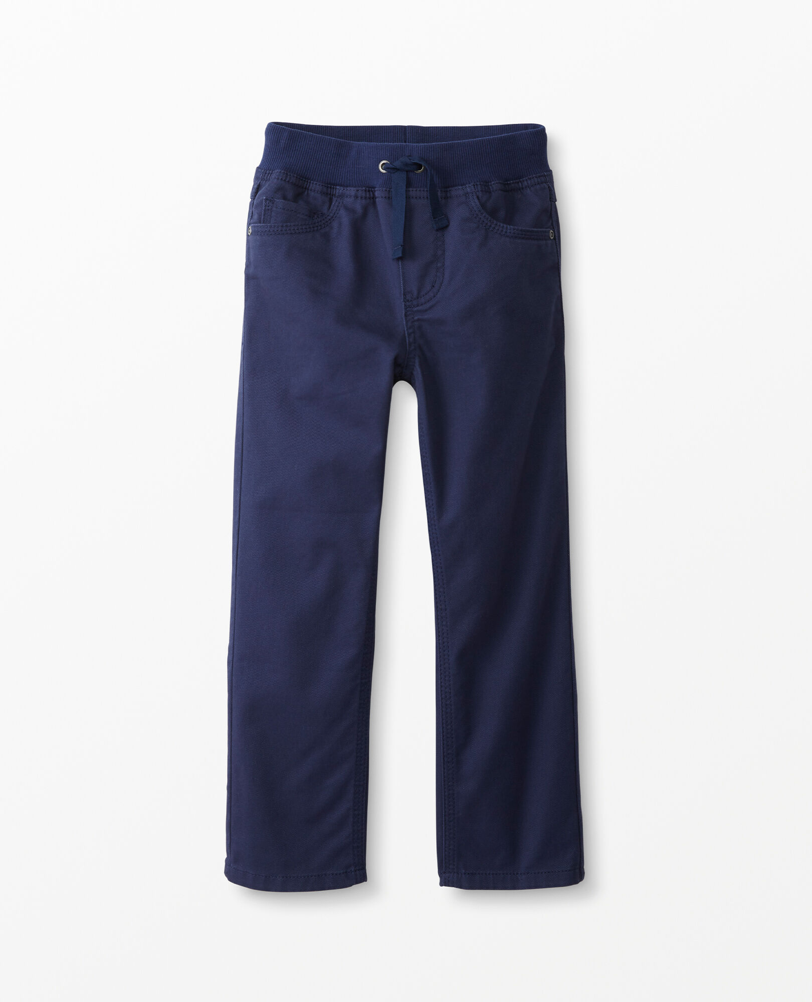Pull-On Slim Pants In Stretch Twill