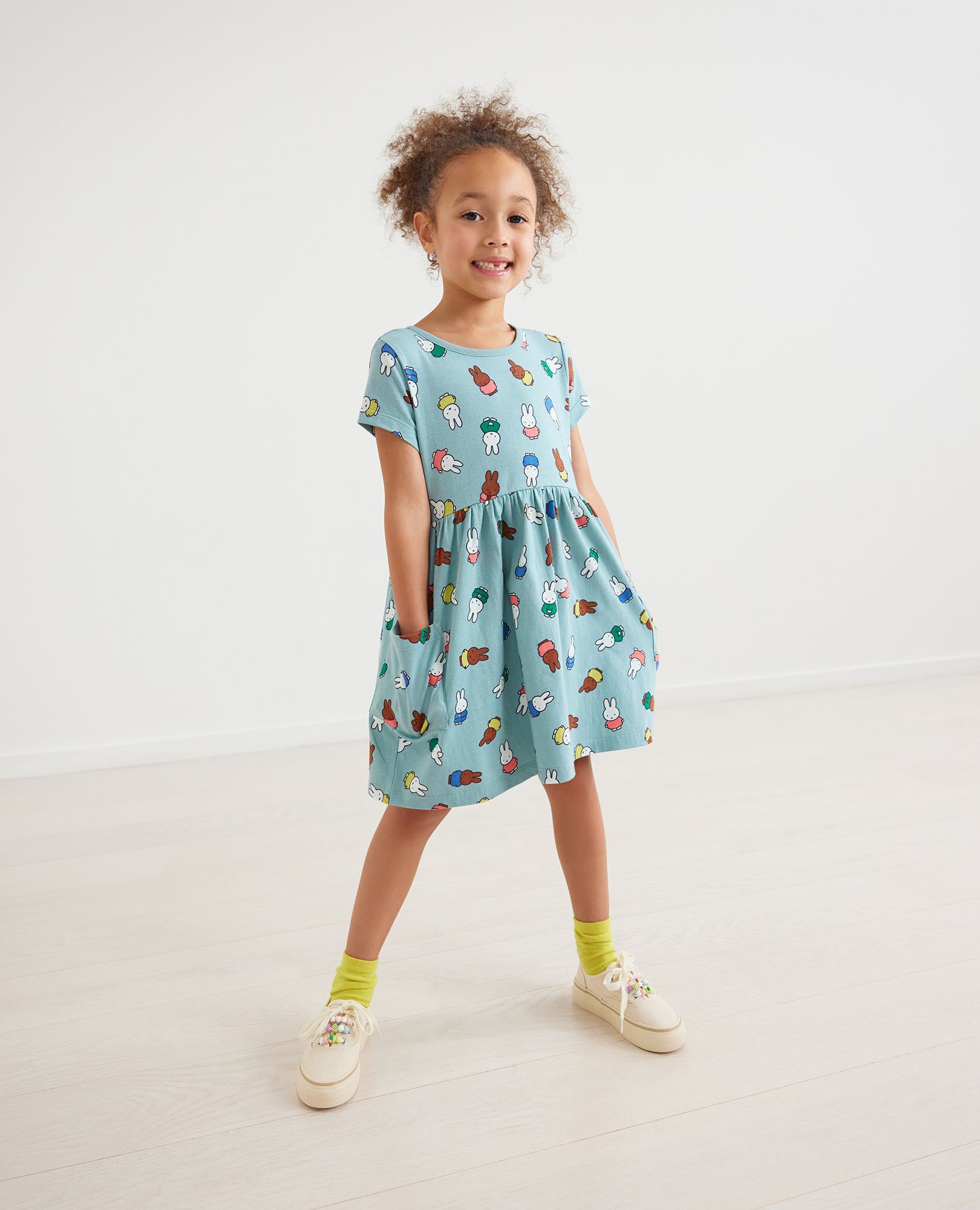 Miffy Print Pocket Dress