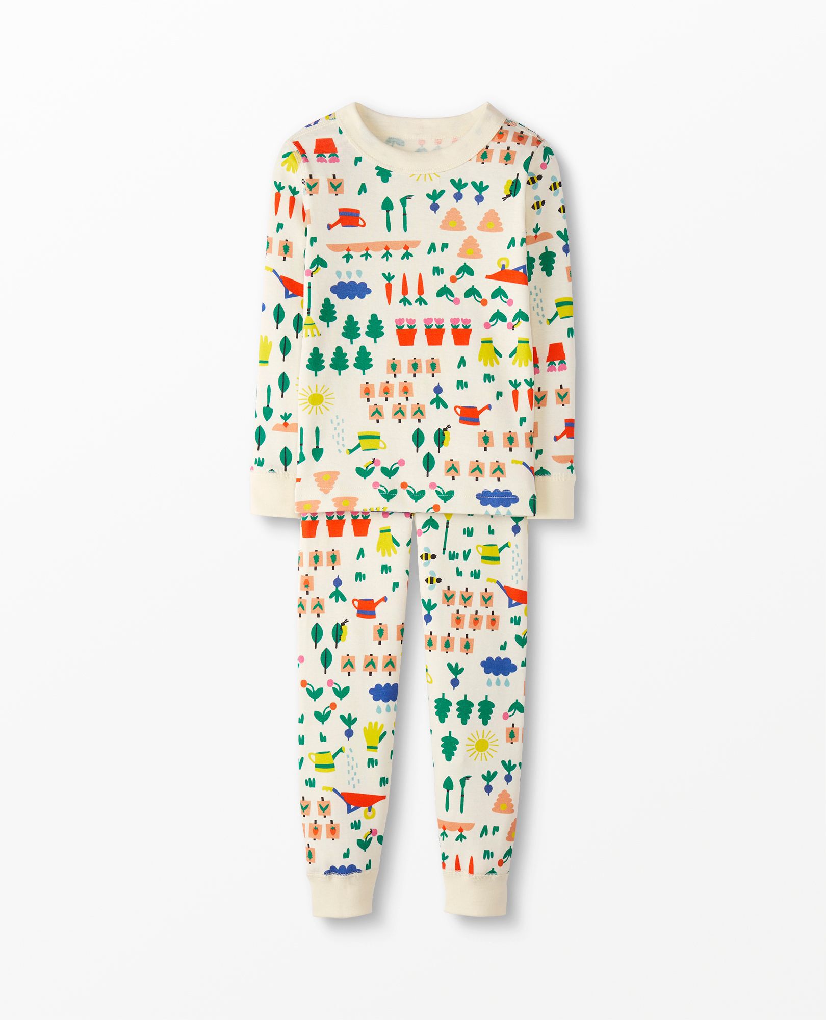 Earth Day Long John Pajama Set