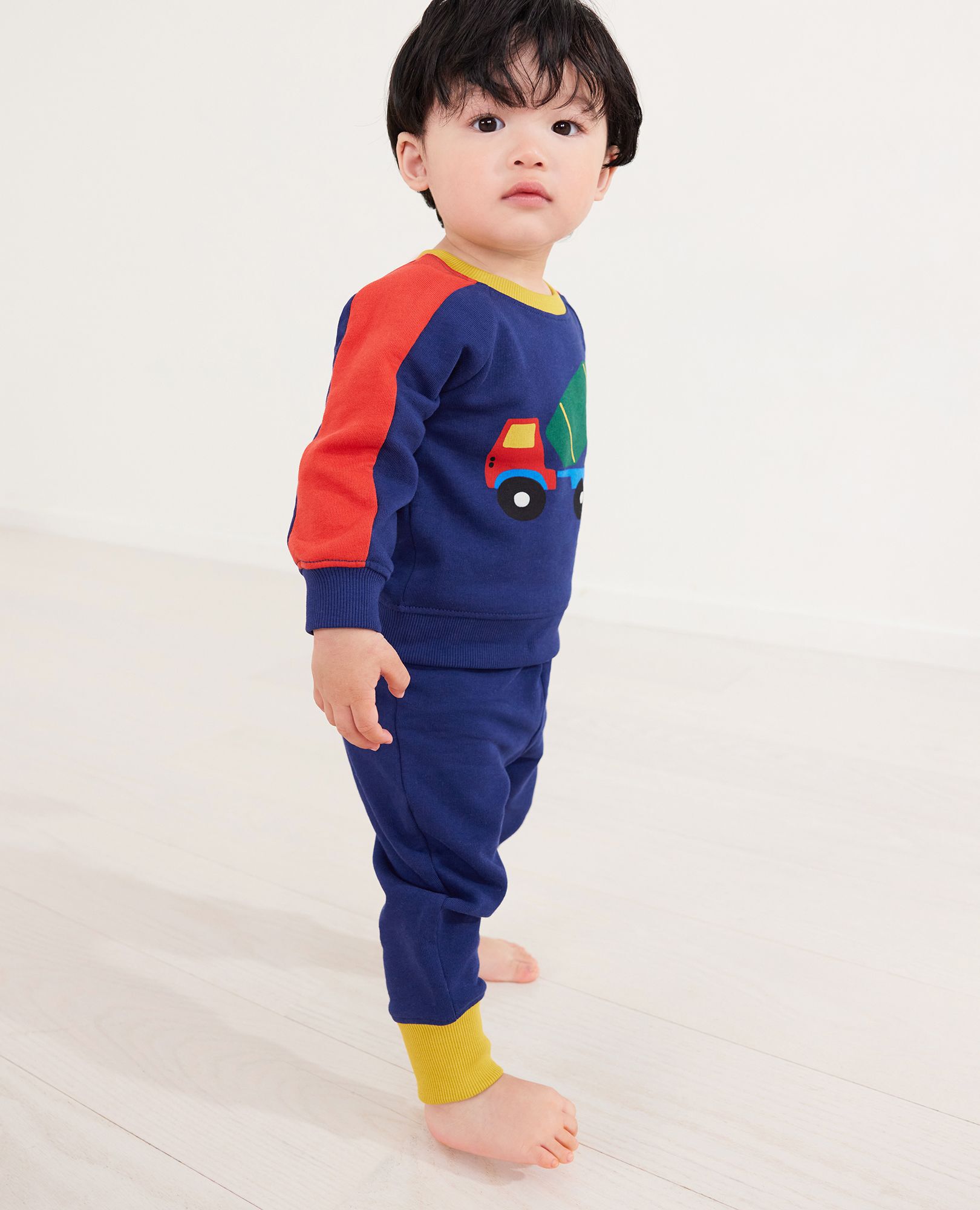 Baby Top & Pant Set In French Terry