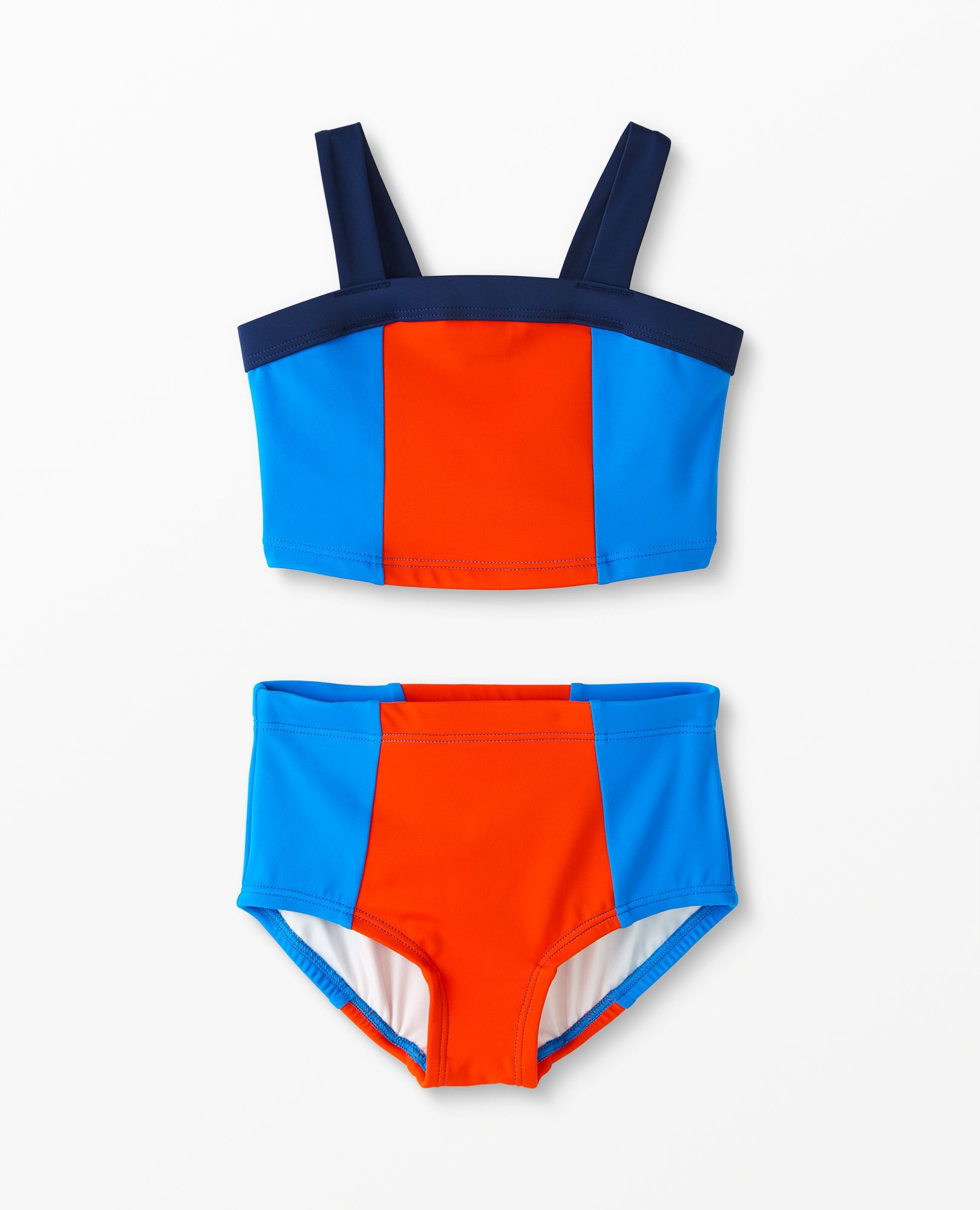Colorblock Two Piece Swimsuit