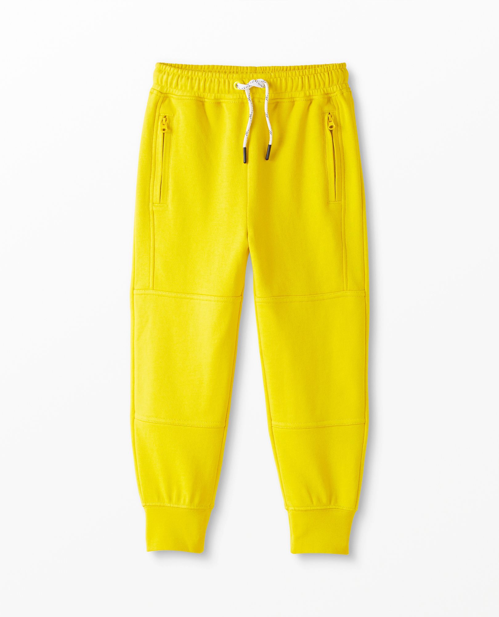 Double Knee Slim Sweatpants In French Terry