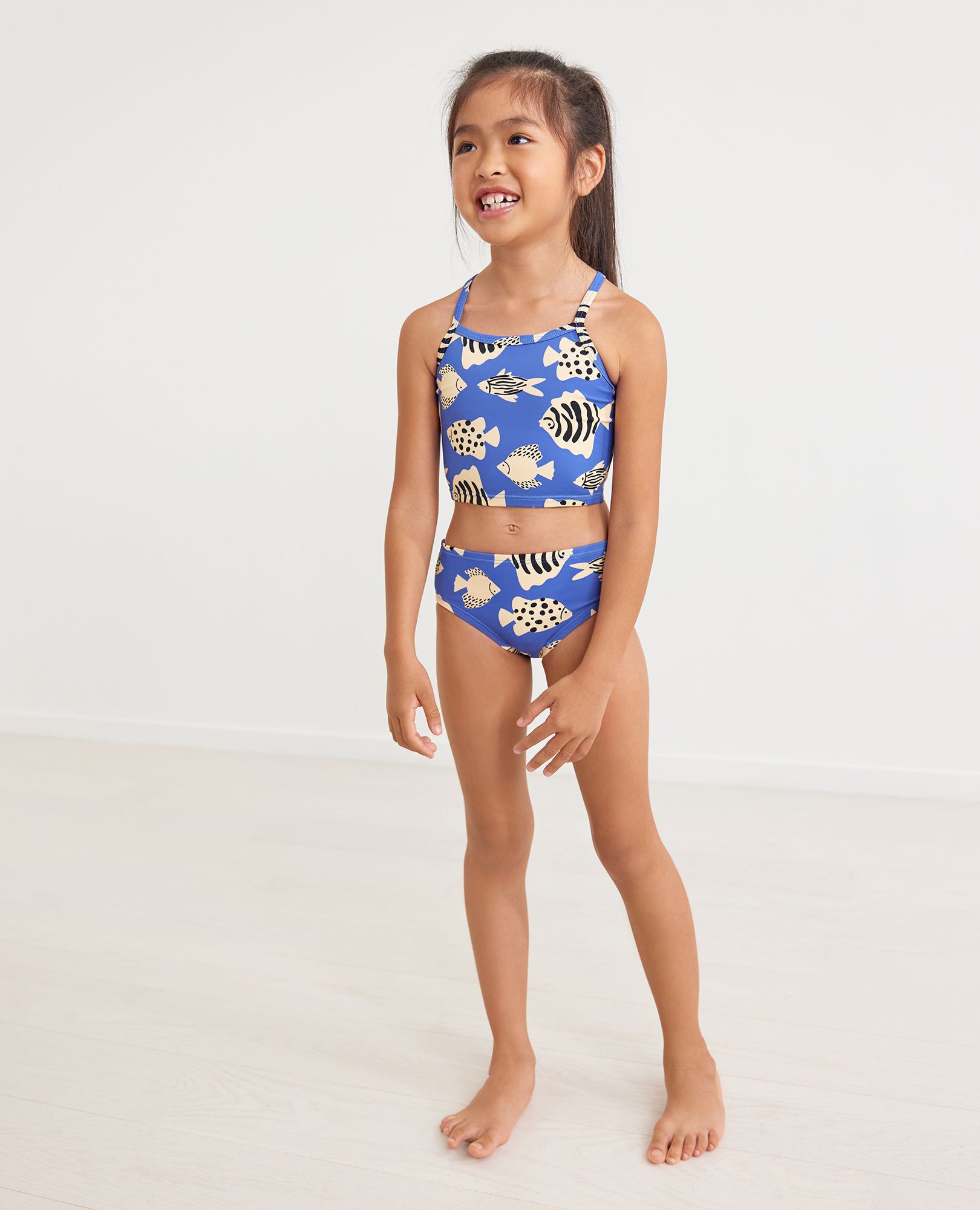 Sunblock Print Tankini Set