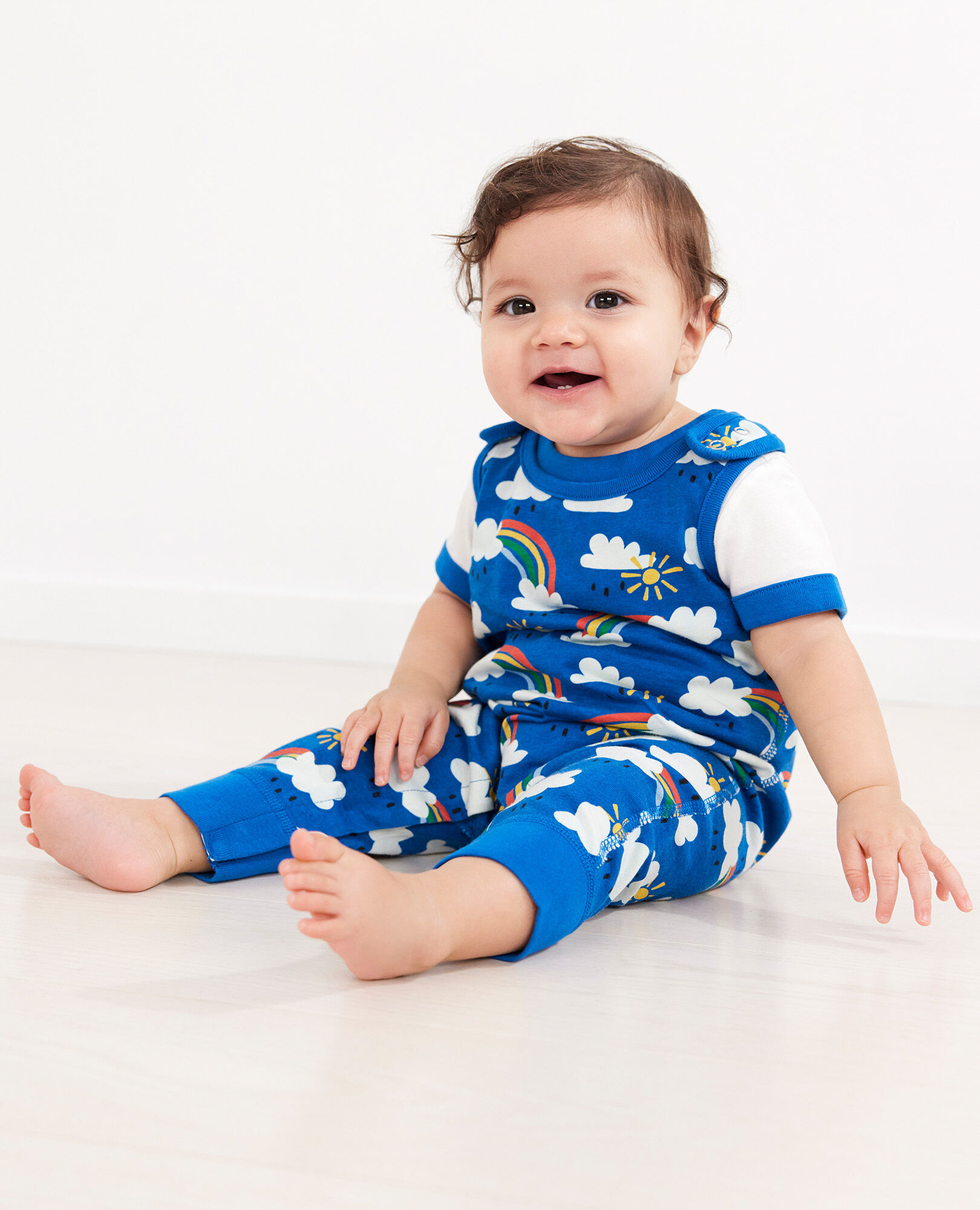 Baby Overalls & Tee Set