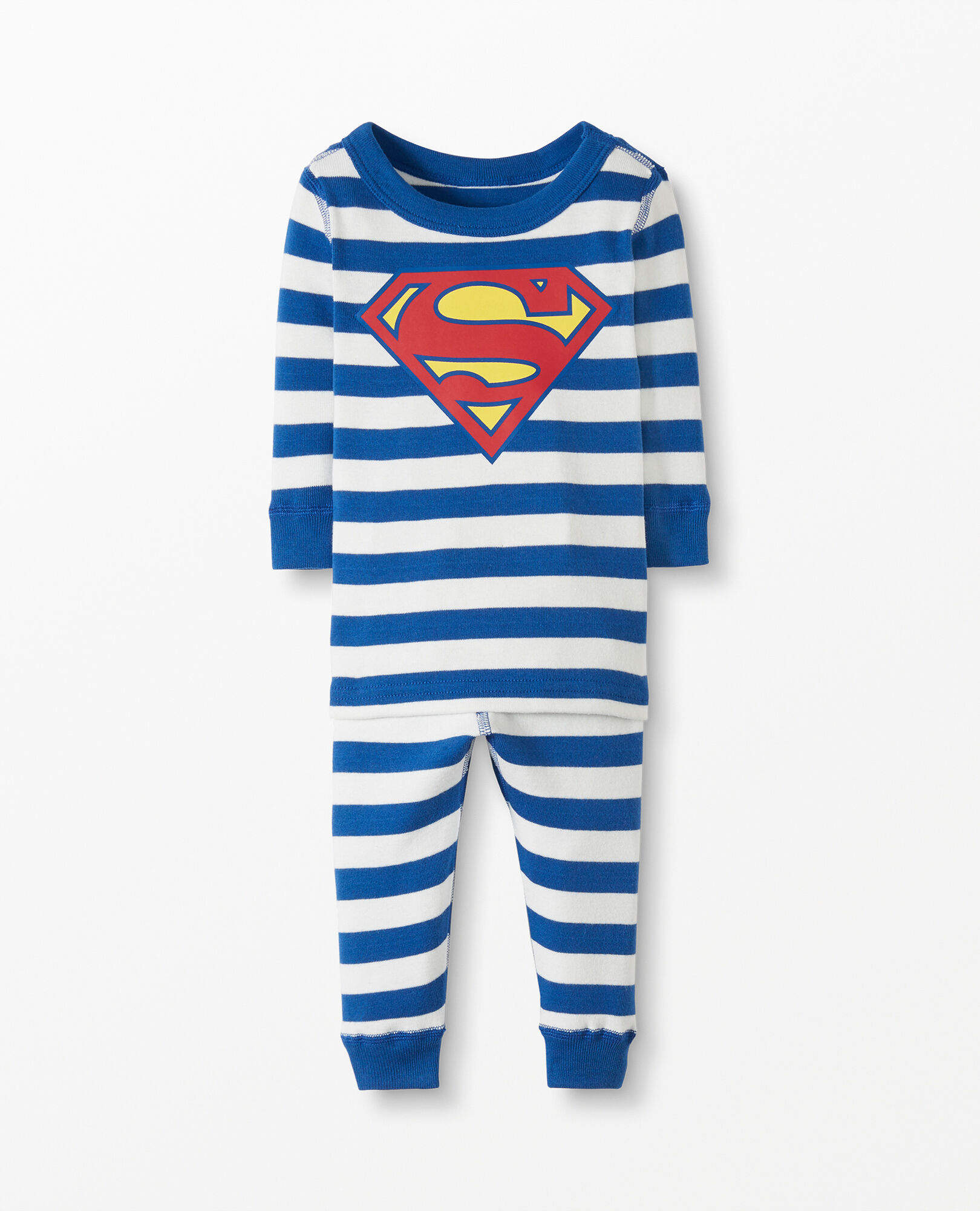 DC Superman™ Striped Long John Pajama Set