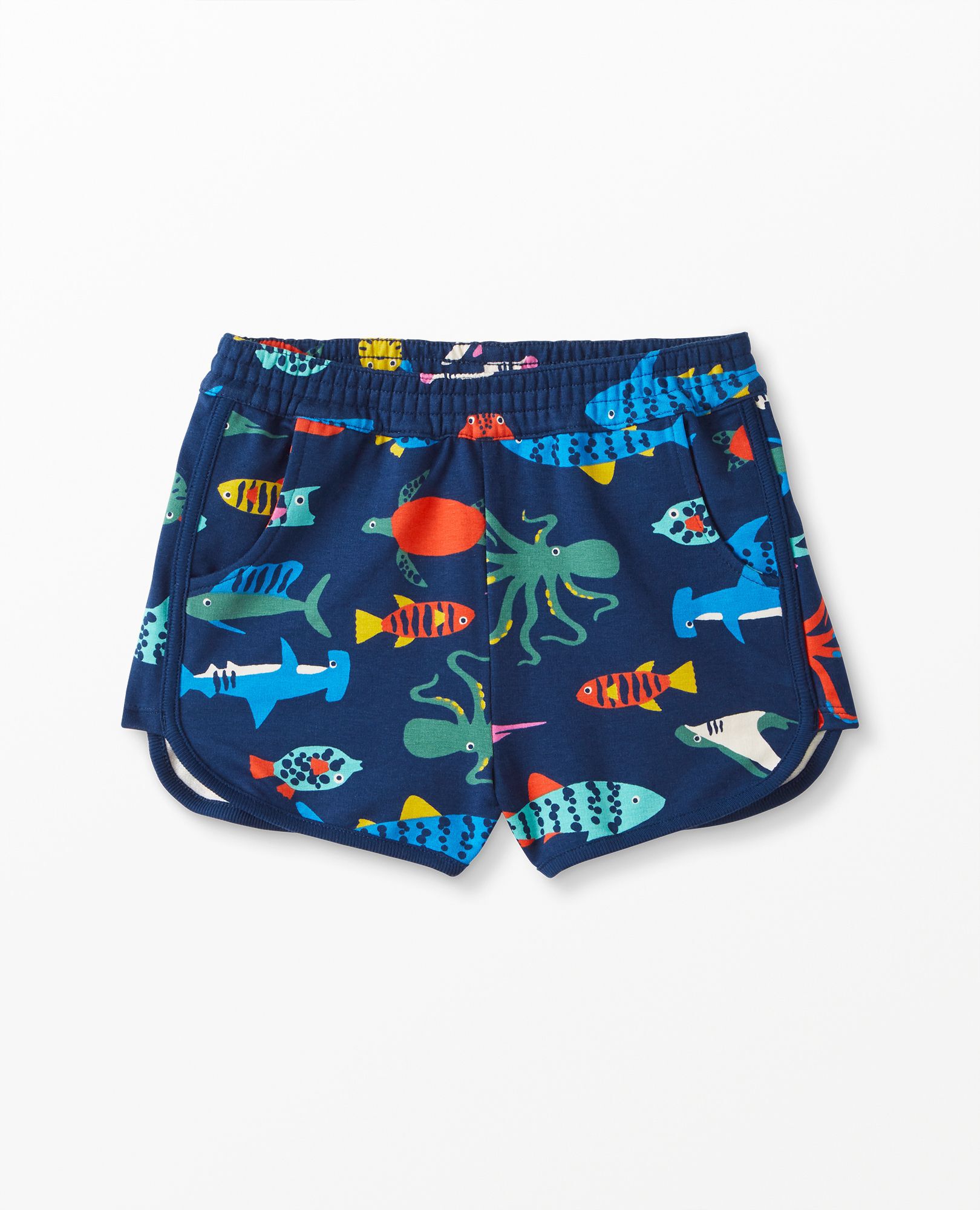 Print Shorts In French Terry