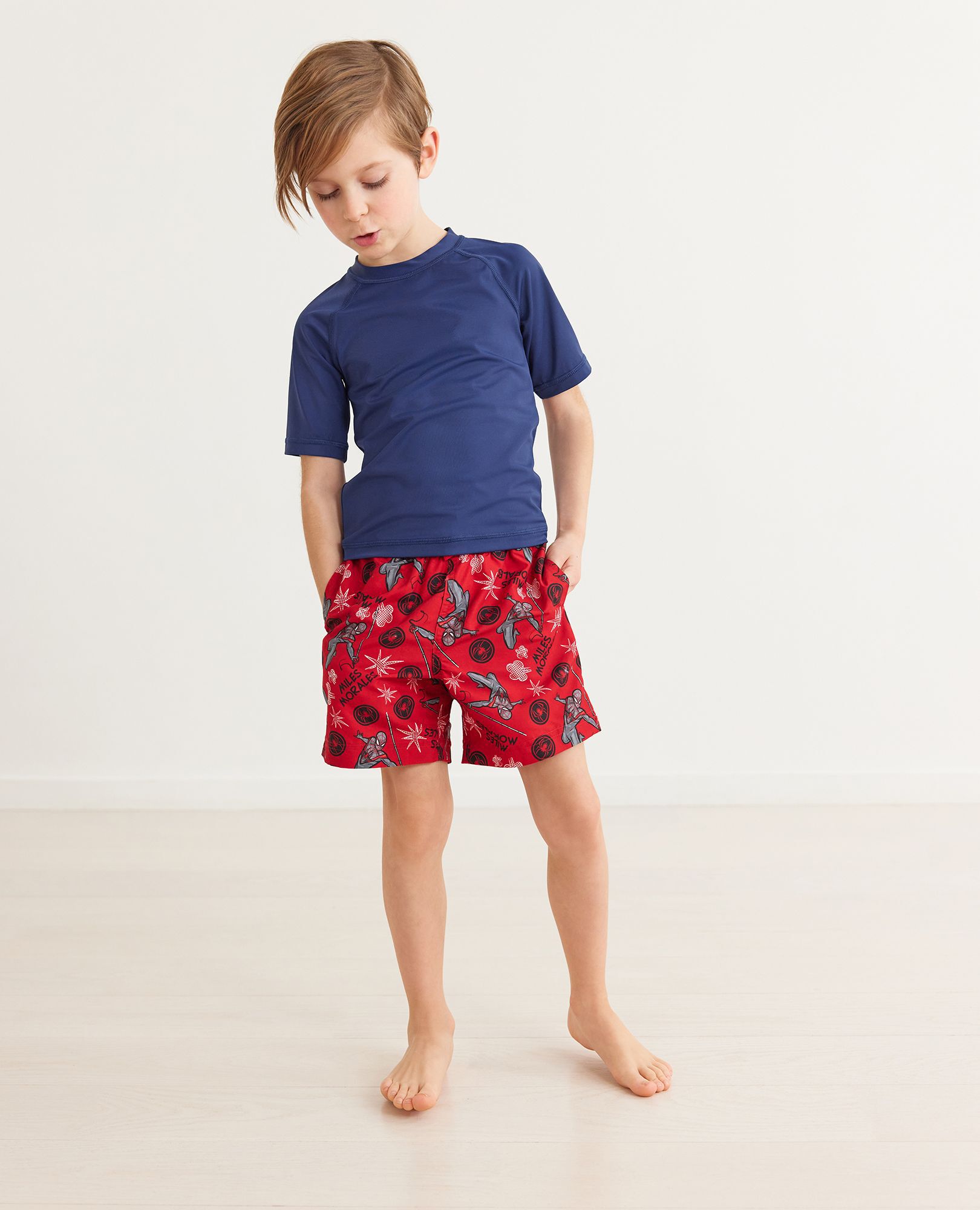 Marvel Miles Morales Swim Trunks
