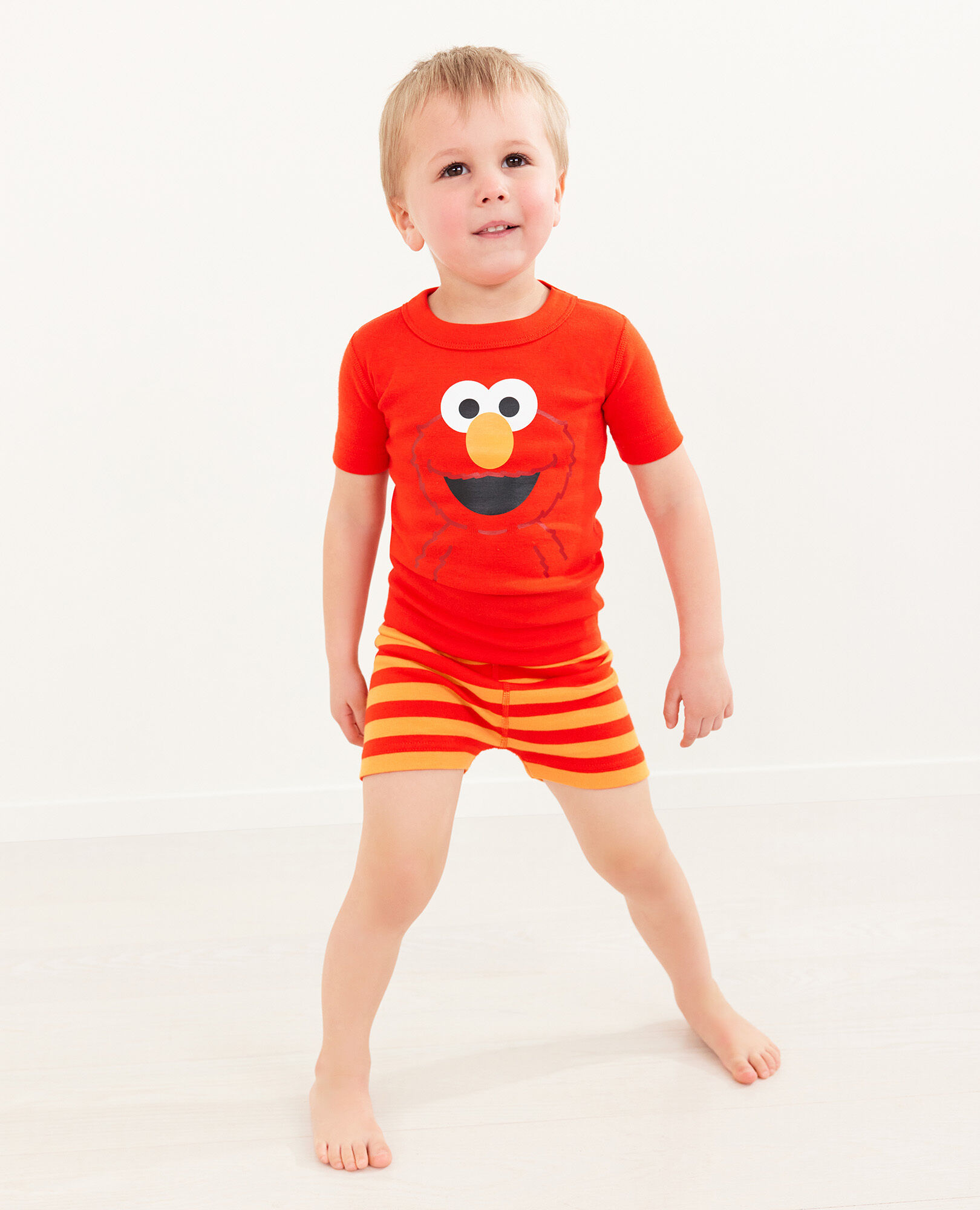 Sesame Street Short John Pajama Set