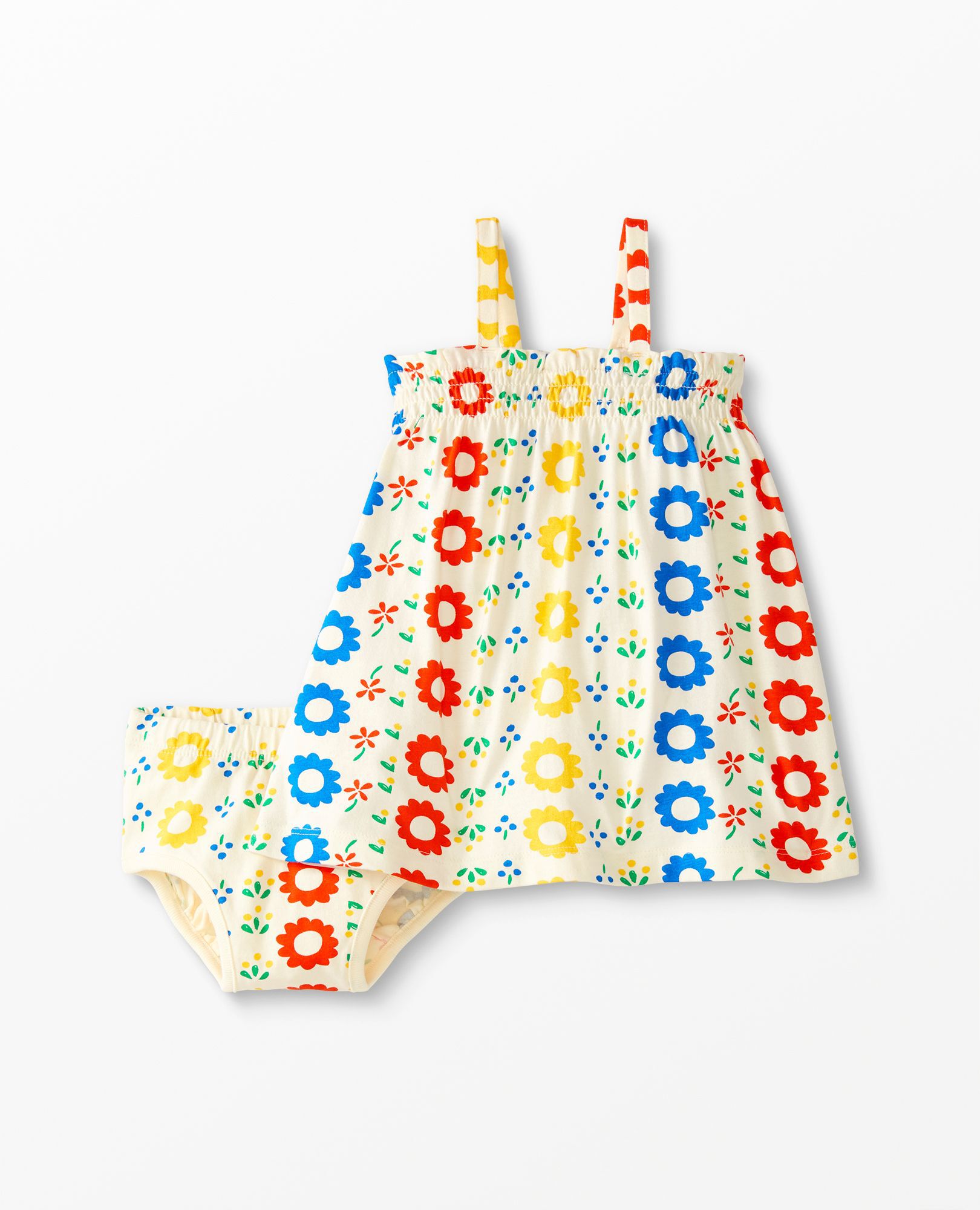 Baby Smocked Dress & Bloomer Set
